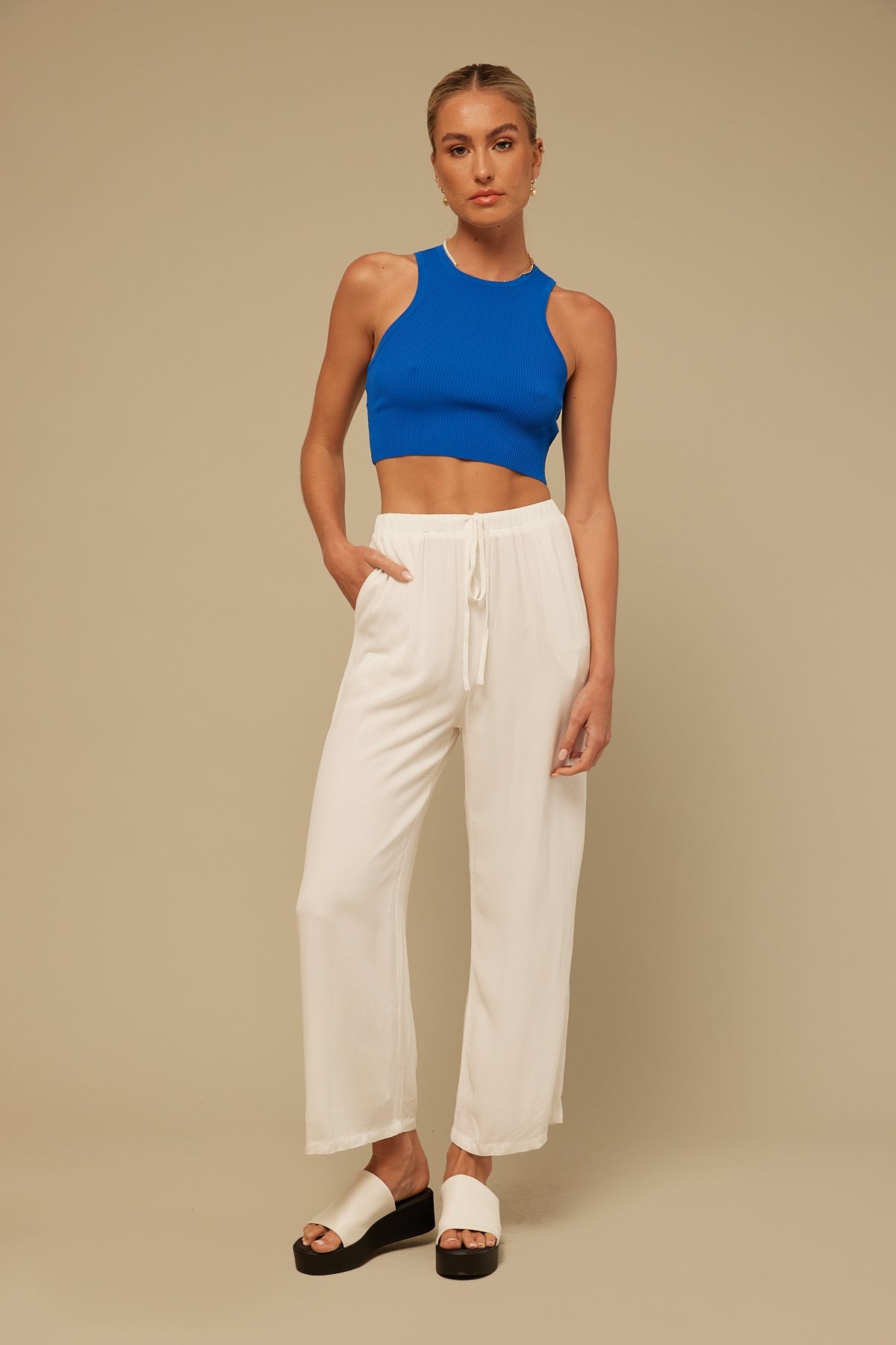 Perfect Stranger Boardwalk Pant White