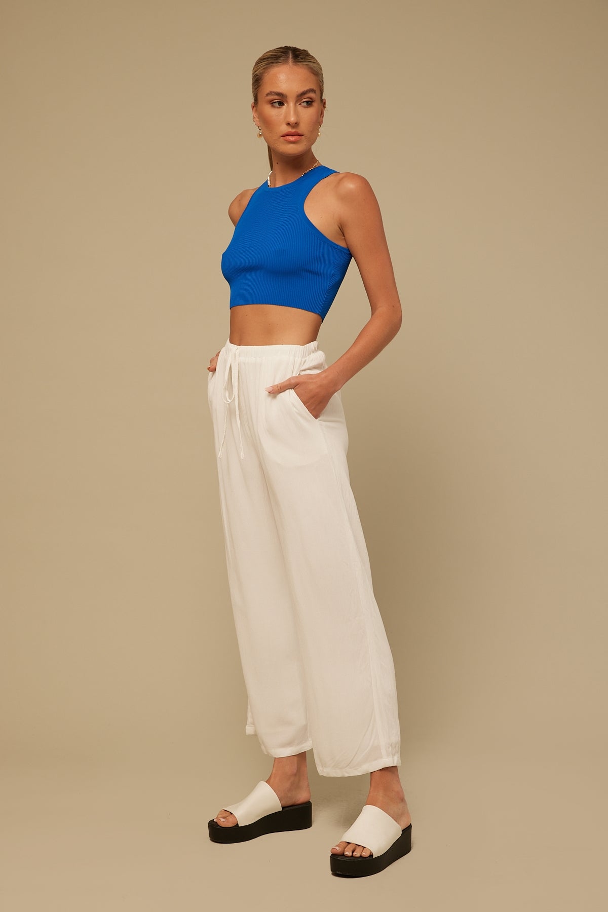 Perfect Stranger Boardwalk Pant White