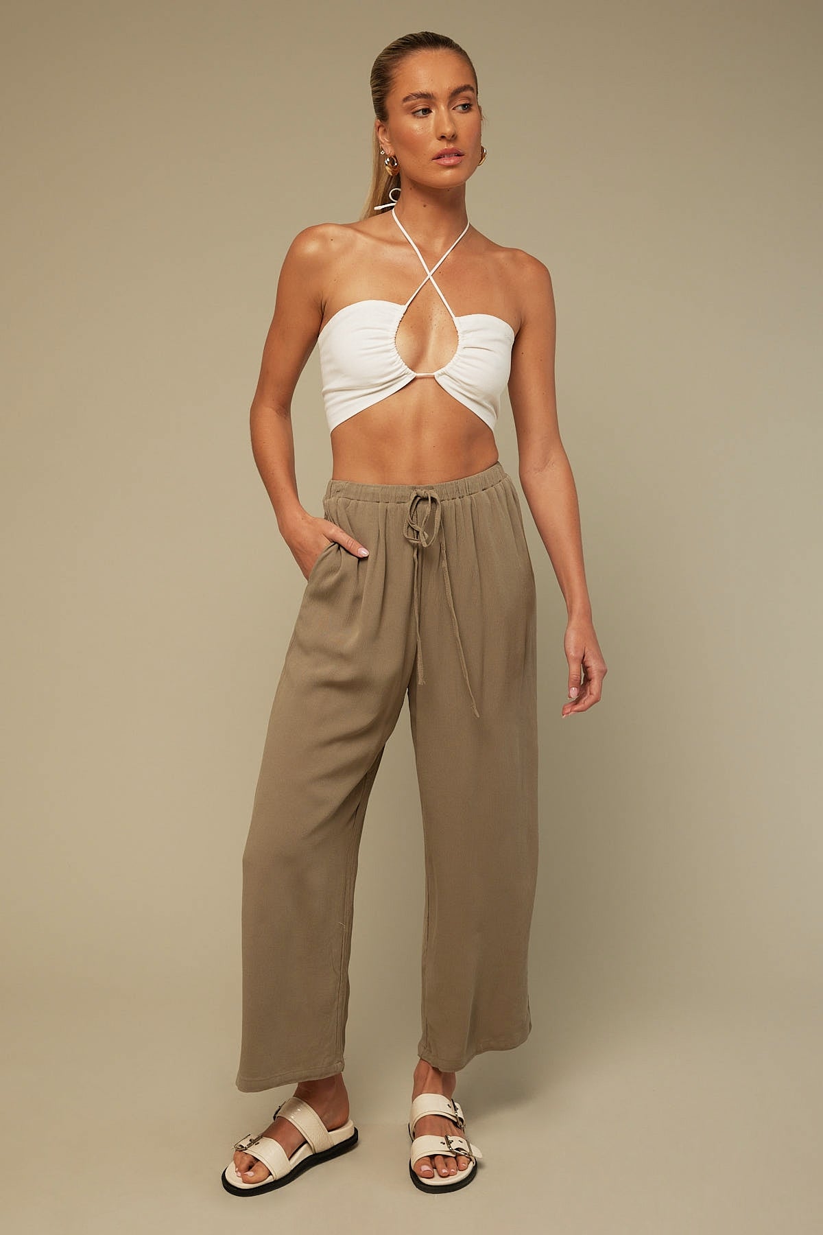 Perfect Stranger Boardwalk Pant Khaki