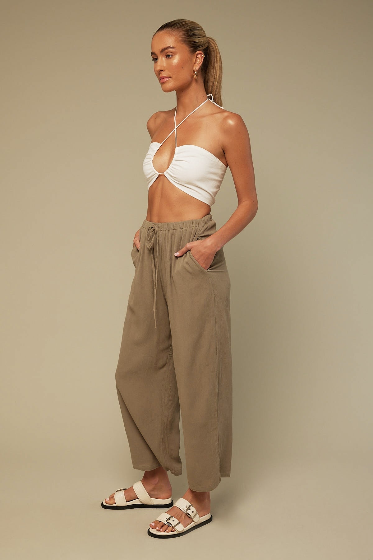 Perfect Stranger Boardwalk Pant Khaki