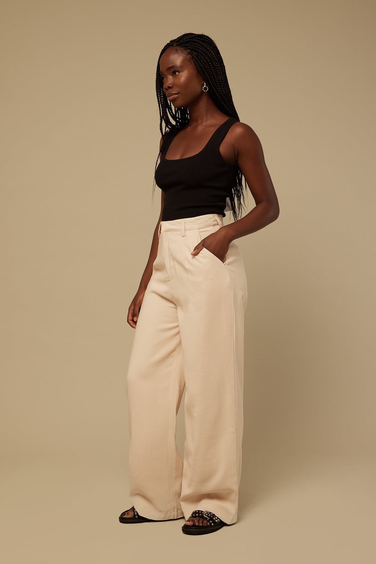 Perfect Stranger Laidback Lover Pant Natural