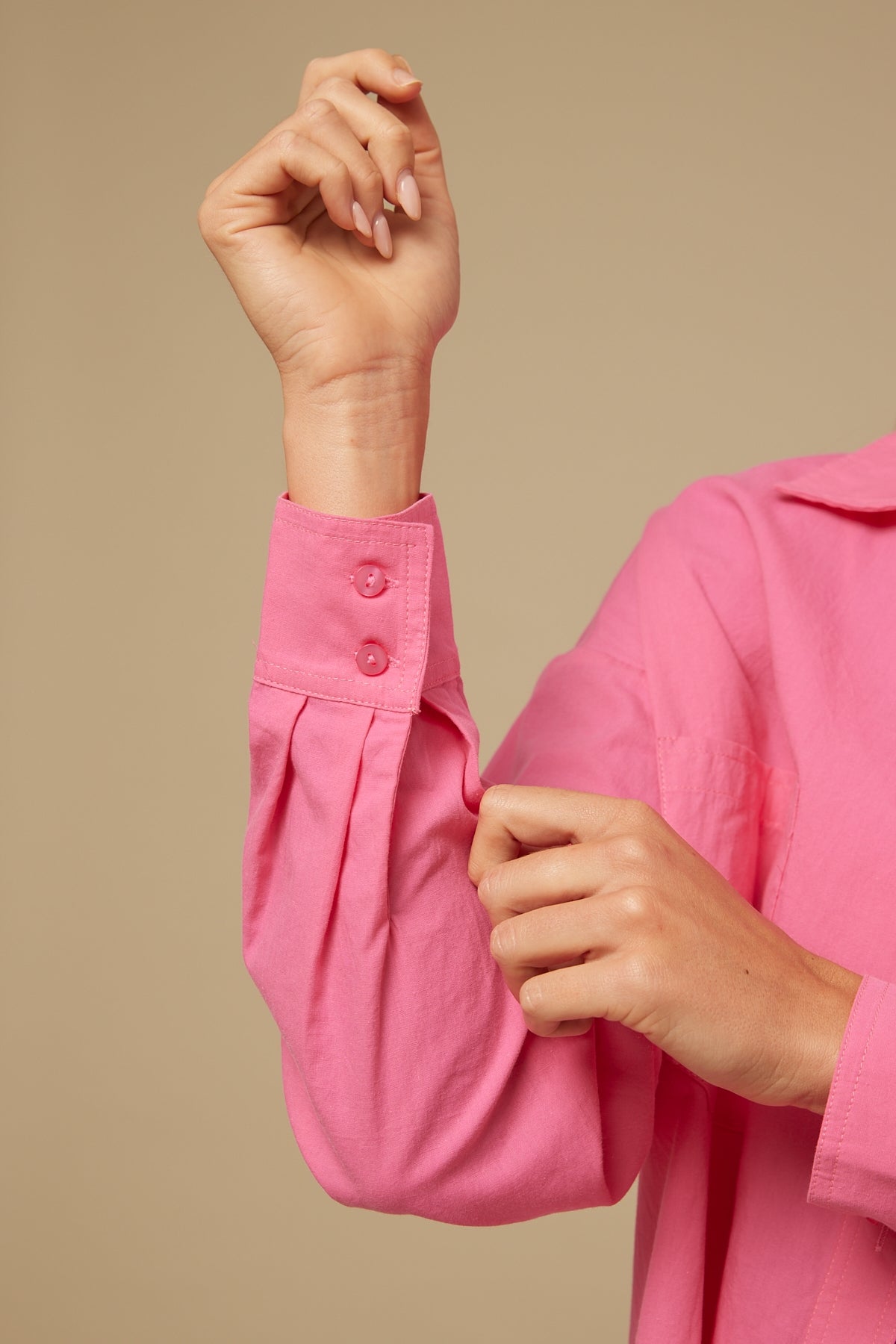 Perfect Stranger Oversized Shirt Pink