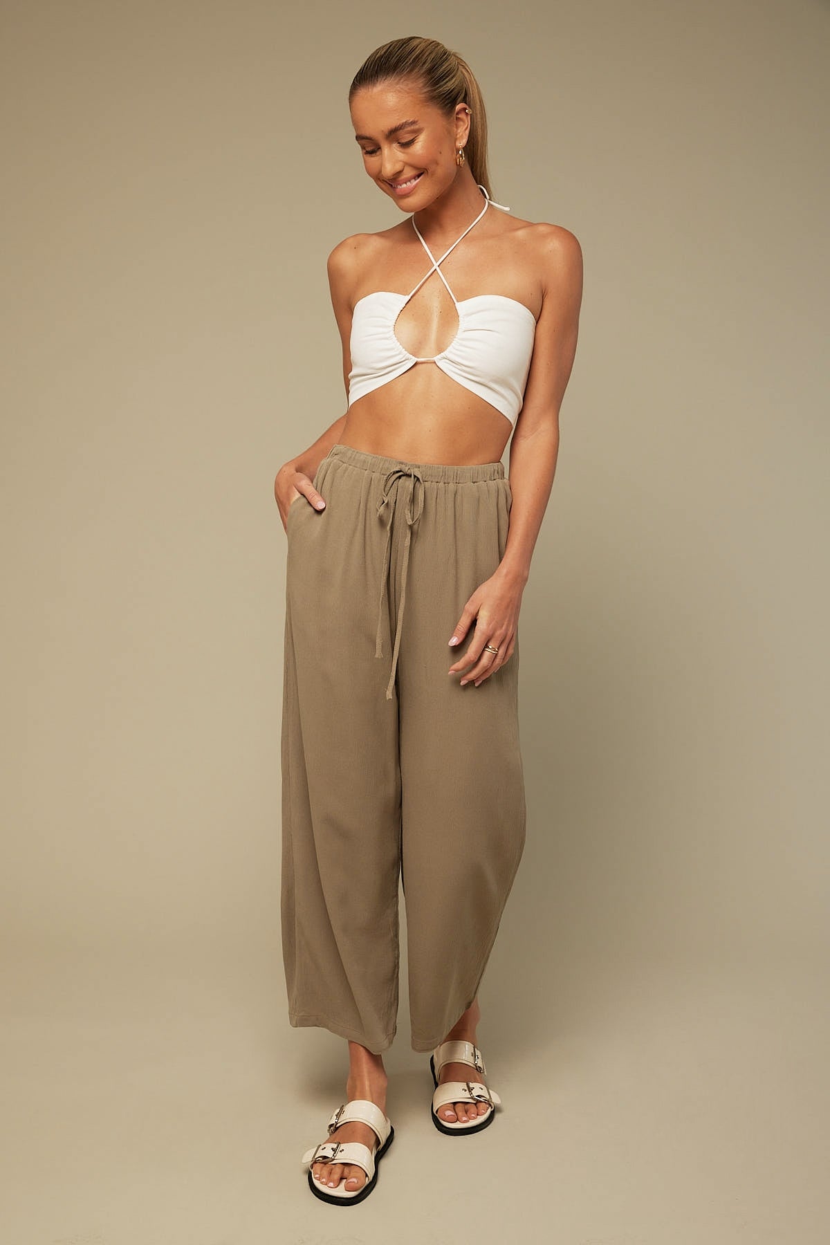 Perfect Stranger Always Yours Halter Top White