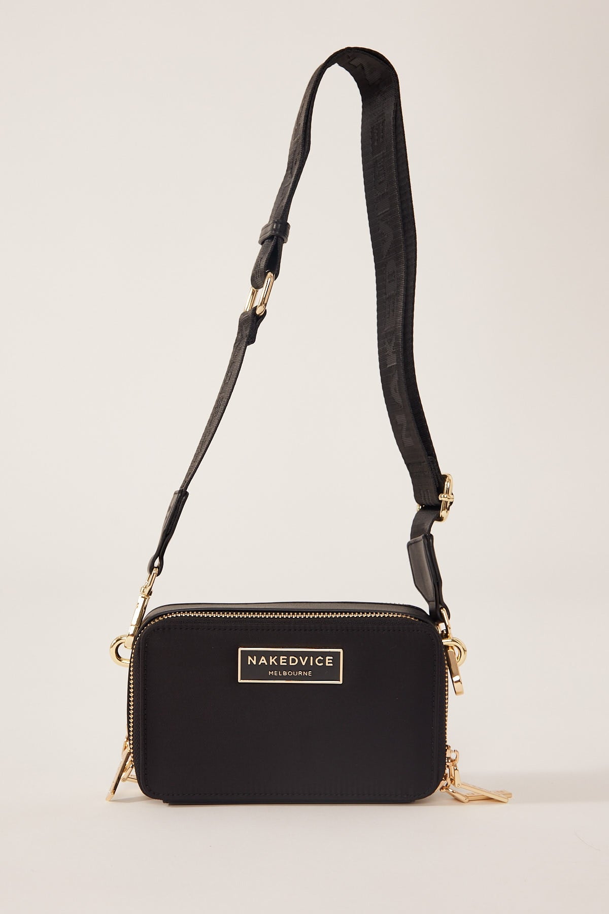 Black and best sale gold handbags