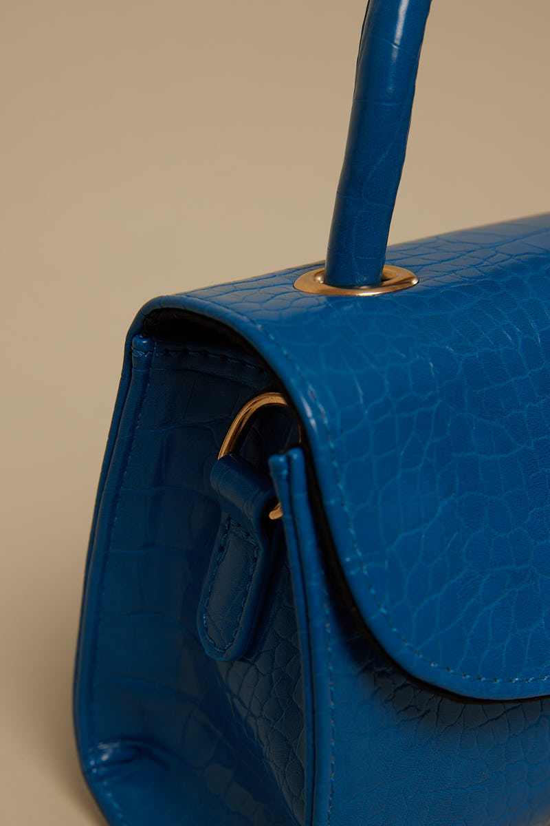 Token Dress Me Up Croc Handbag Blue