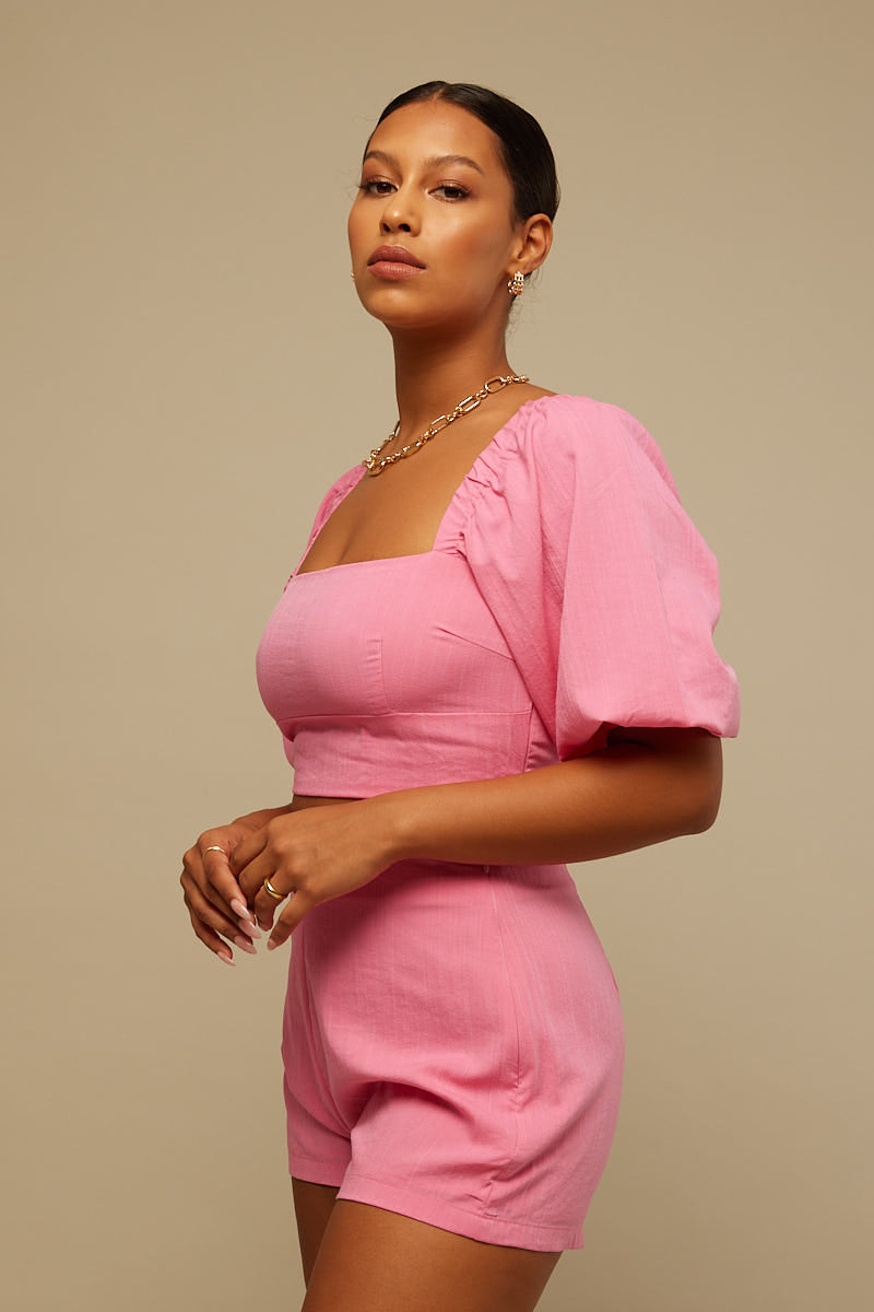 Perfect Stranger Now and Forever Top Pink