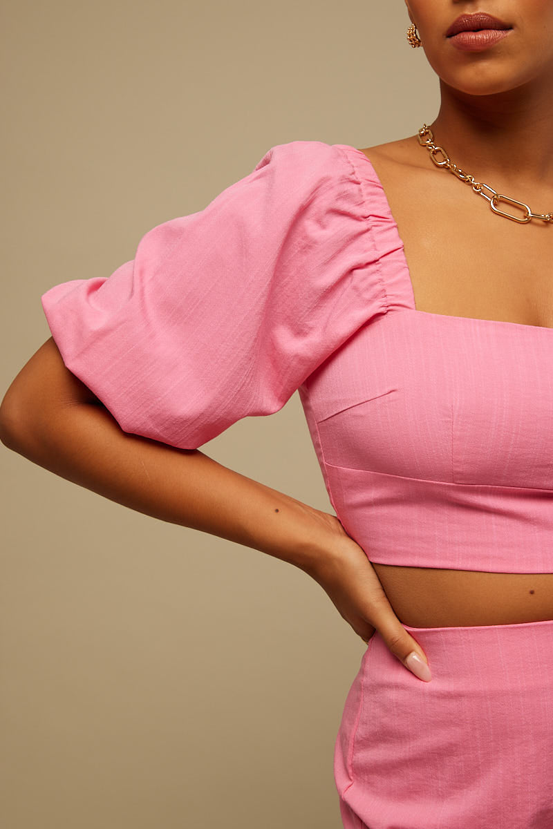 Perfect Stranger Now and Forever Top Pink
