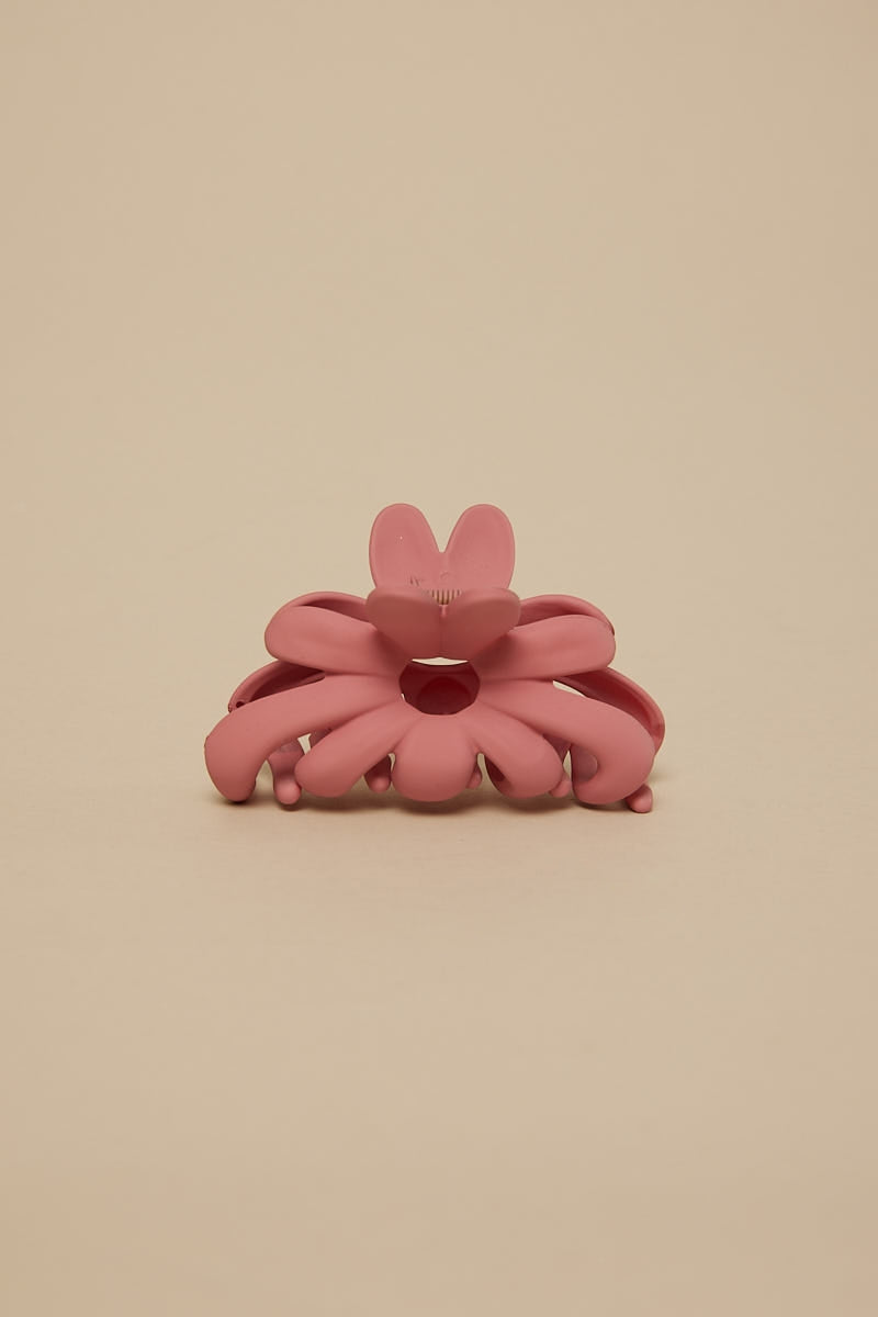 Token Floral Hair Claw Pink