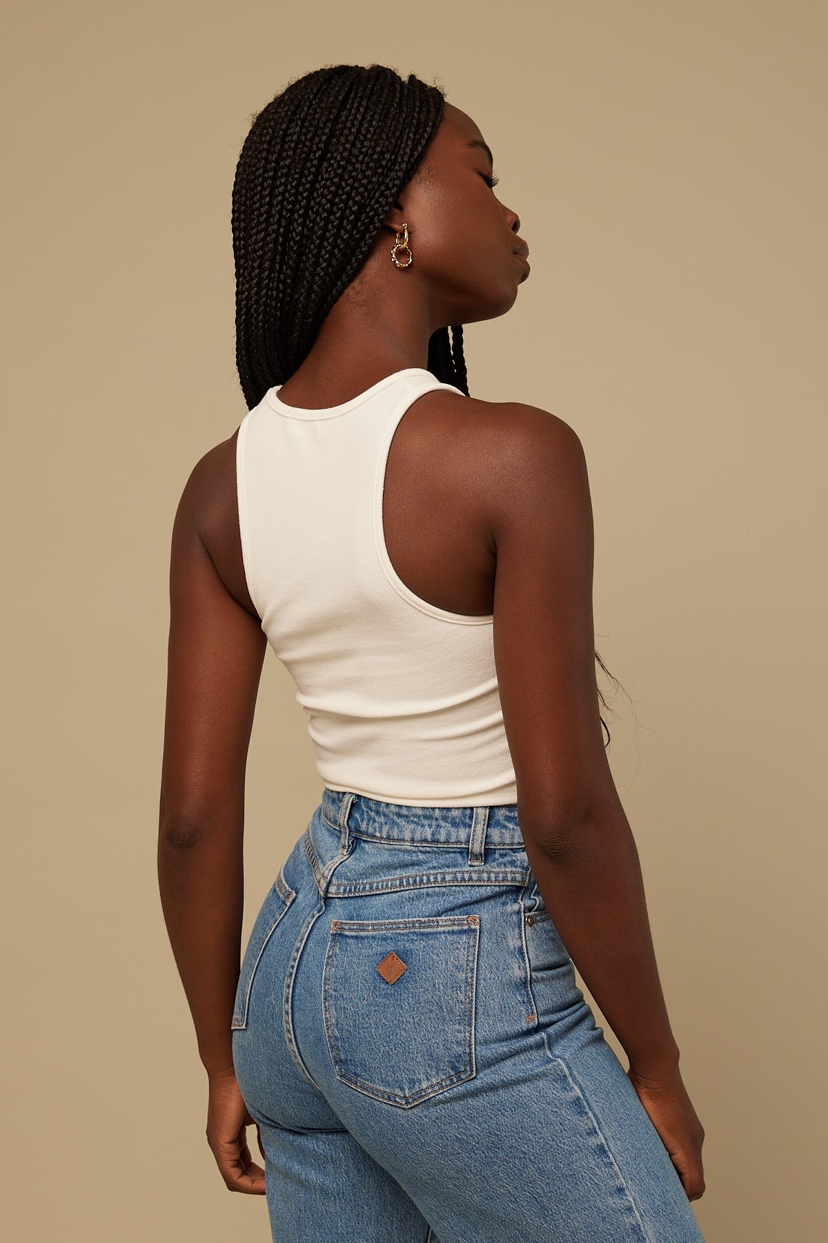 Perfect Stranger Oasis Tank White