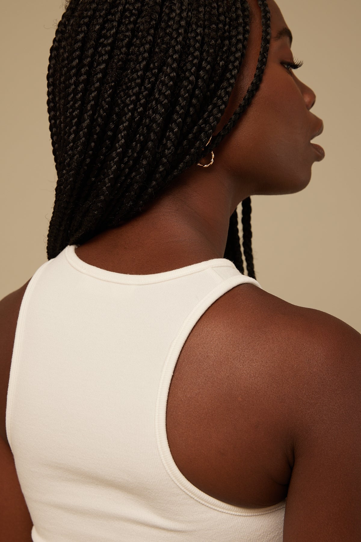 Perfect Stranger Oasis Tank White