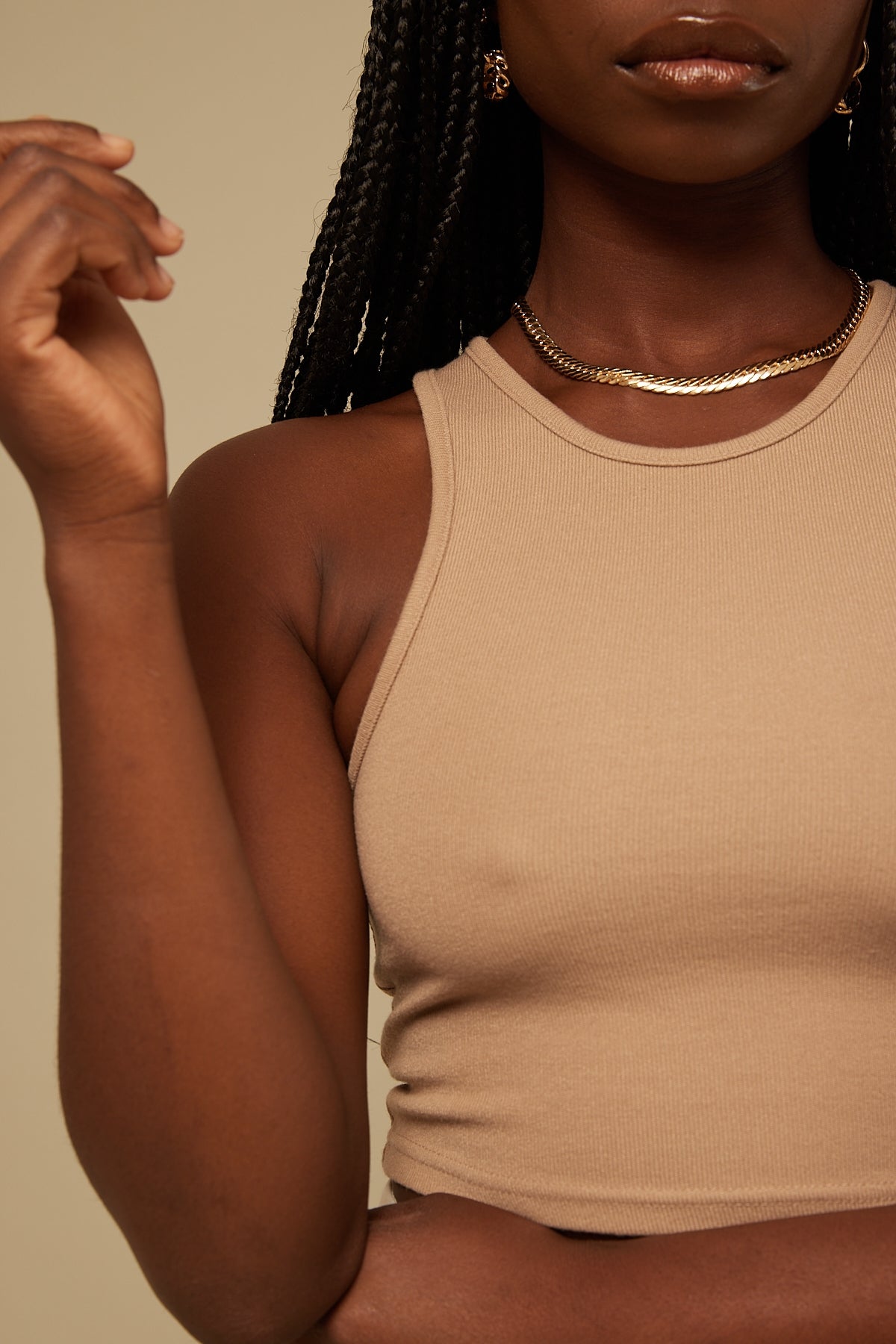 Perfect Stranger Oasis Tank Nude