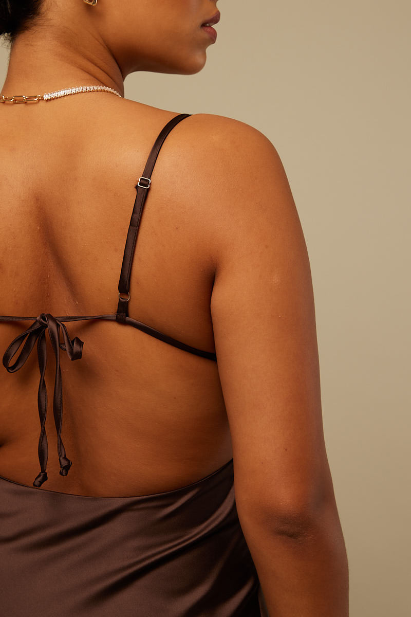 Perfect Stranger Madison Maxi Dress Mocha