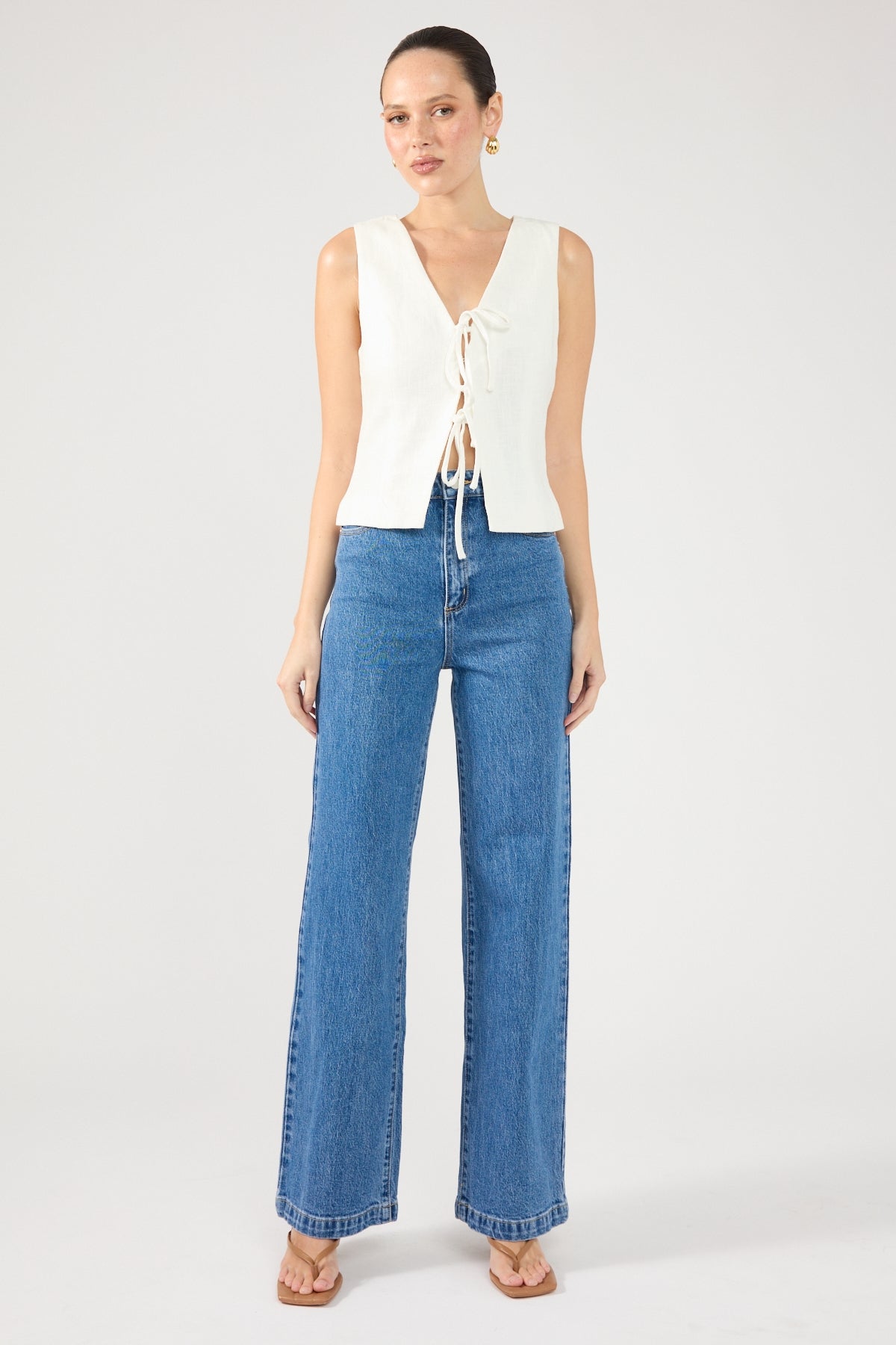 Abrand A 94 High Waisted Wide Jean Chantell Organic