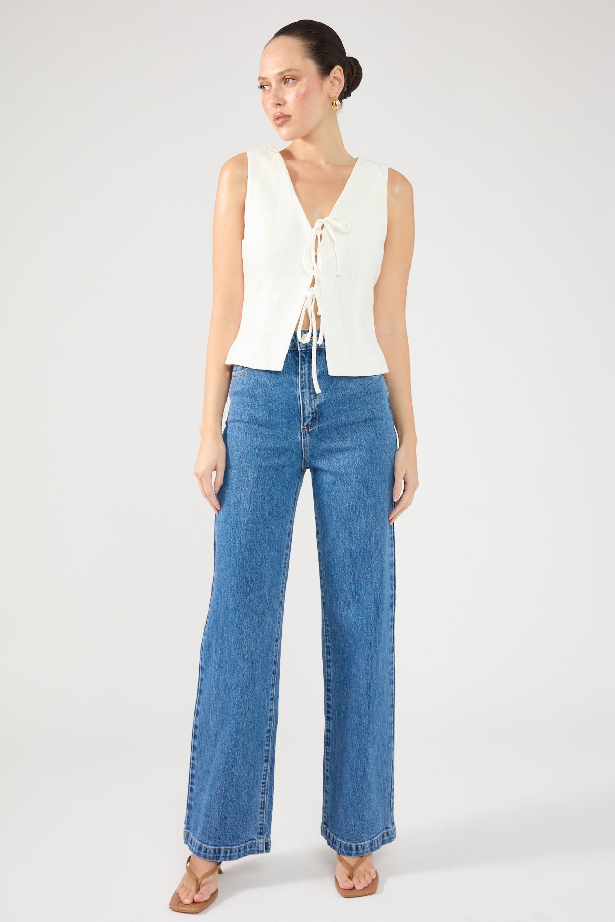 Abrand A 94 High Waisted Wide Jean Chantell Organic