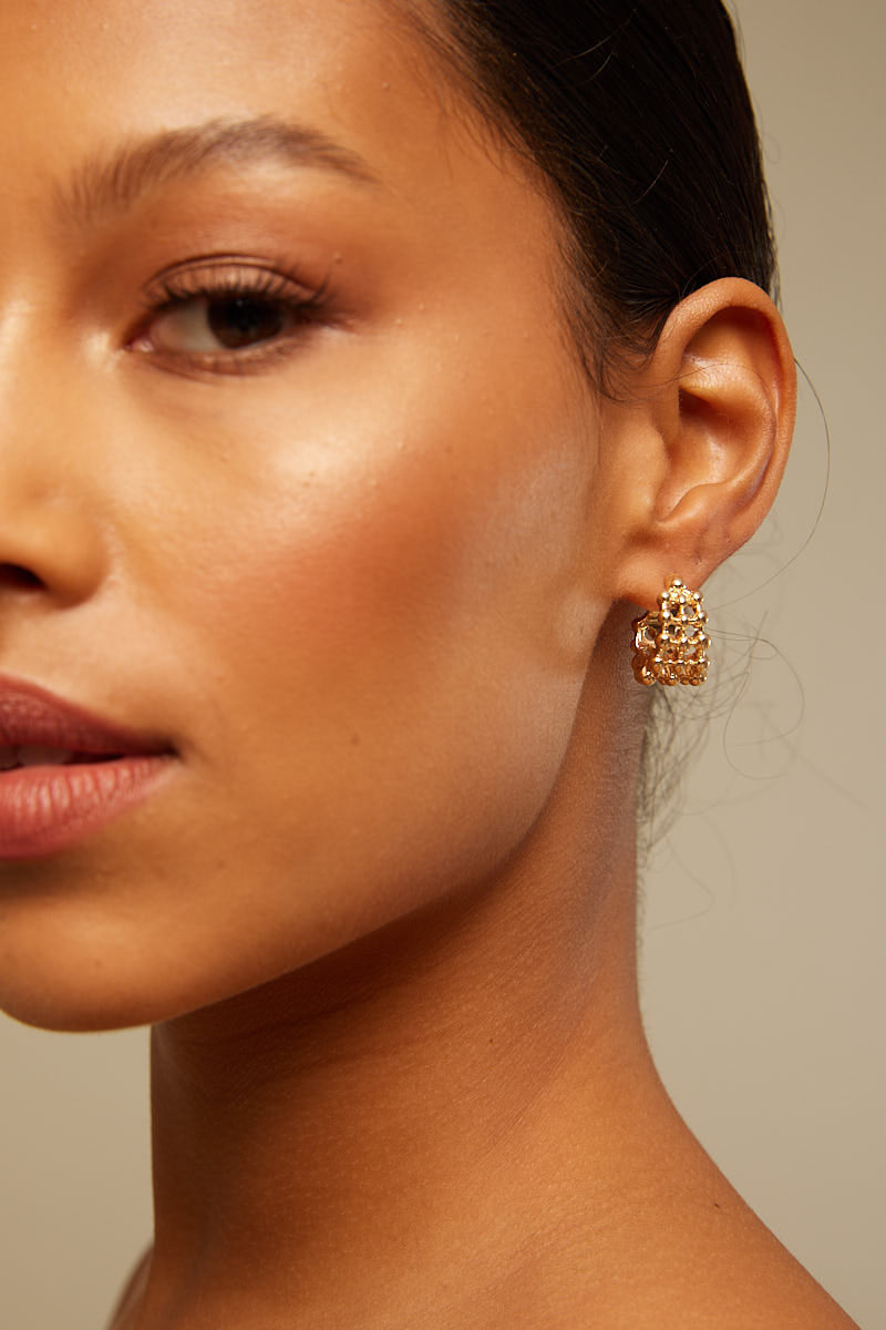 Token Bobbi Hoop Earring Gold