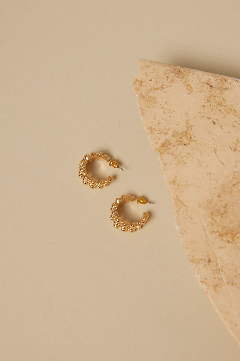 Token Bobbi Hoop Earring Gold