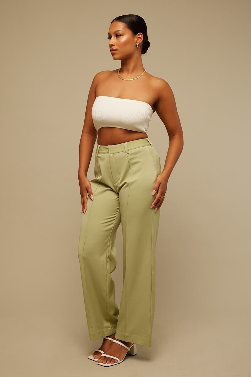 Perfect Stranger In Tune Mid Rise Pant Sage
