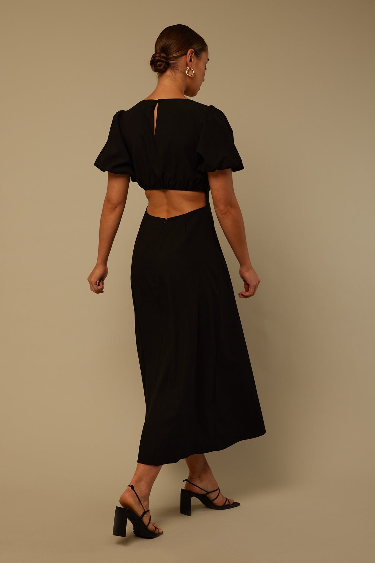 Perfect Stranger Claudia Midi Dress Black