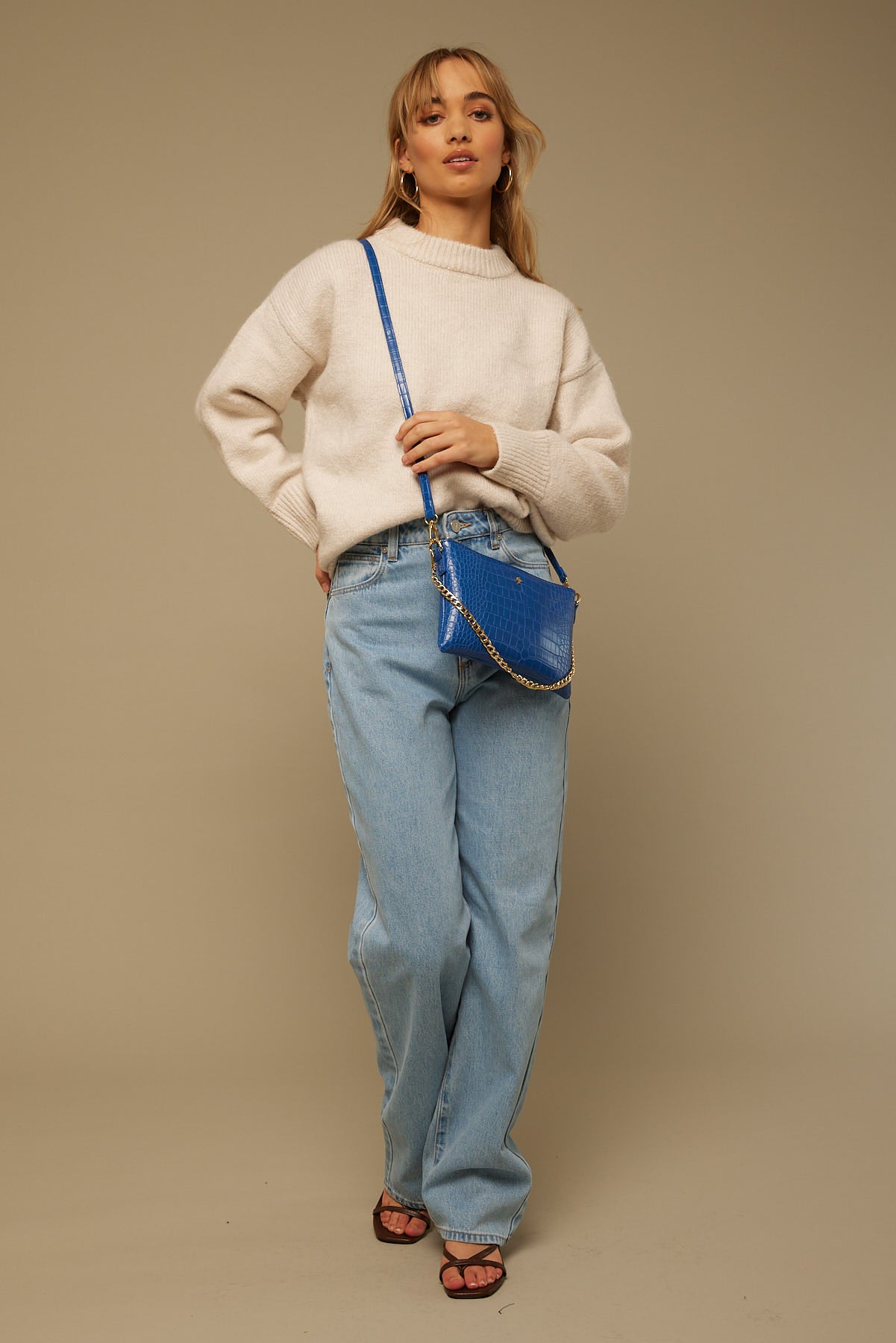 Peta + Jain Quincy Cobalt Croc
