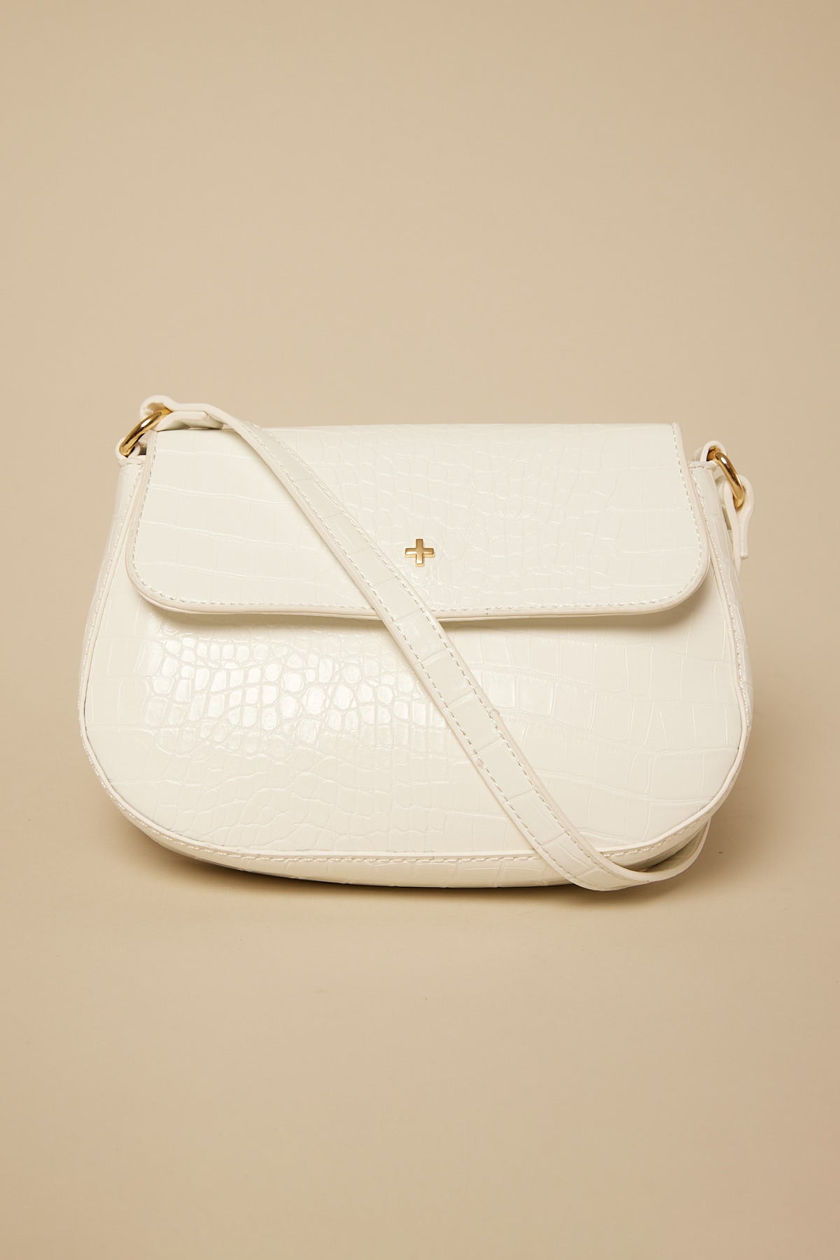Peta + Jain Porter White Croc Gold