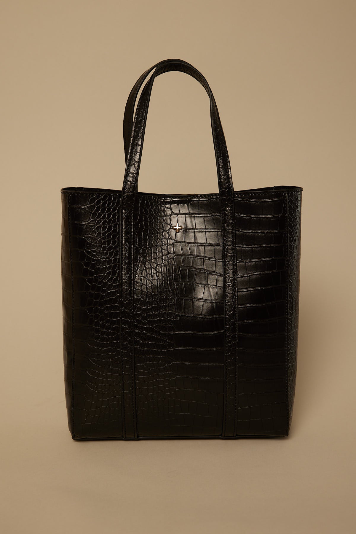 Peta + Jain Halsey Black Croc Gold