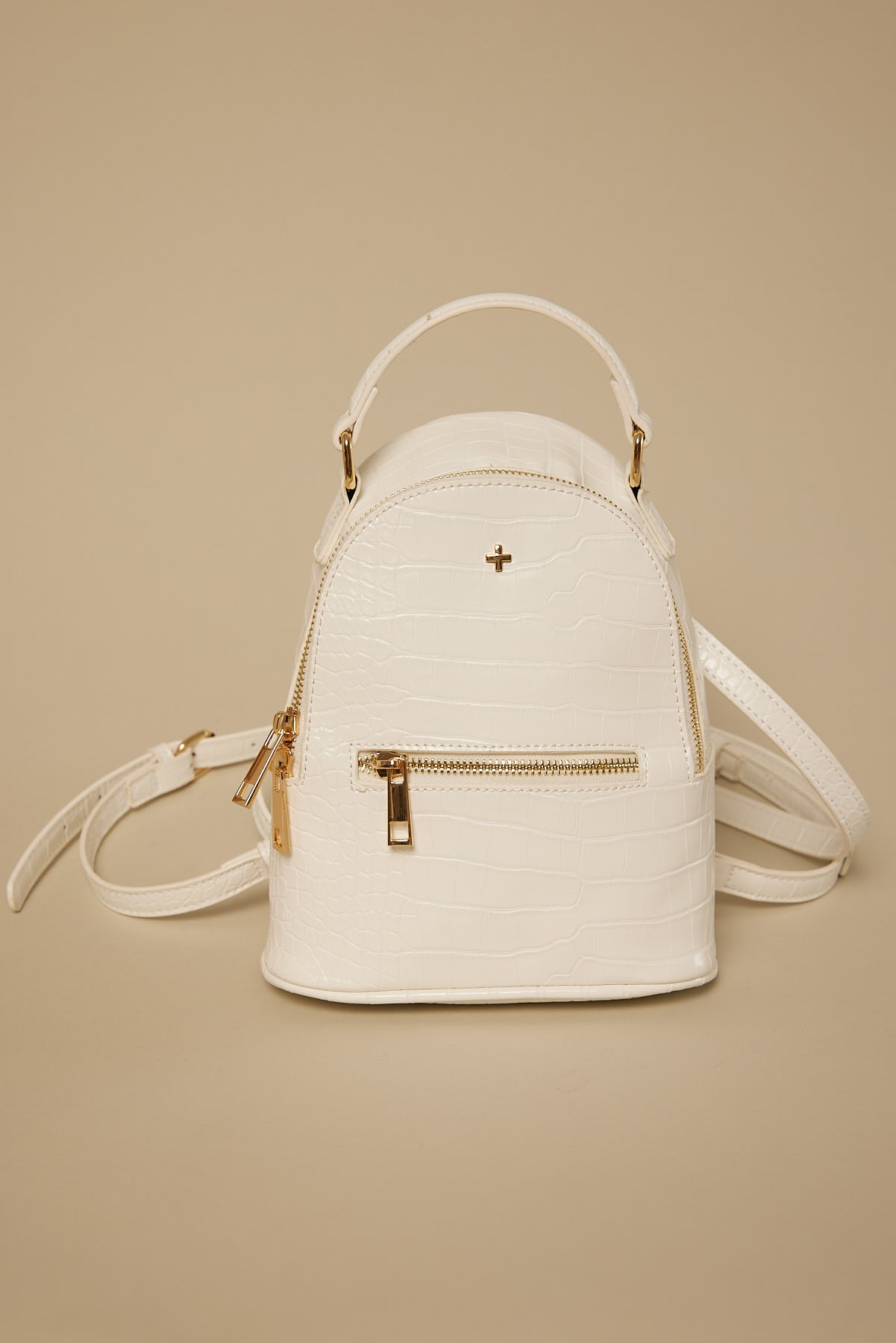 Peta + Jain Kravitz White Croc Gold