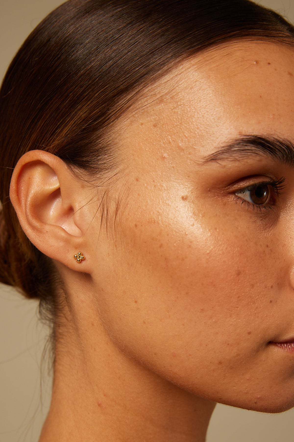Perfect Stranger Gold Stud Earring 3 Pack Gold