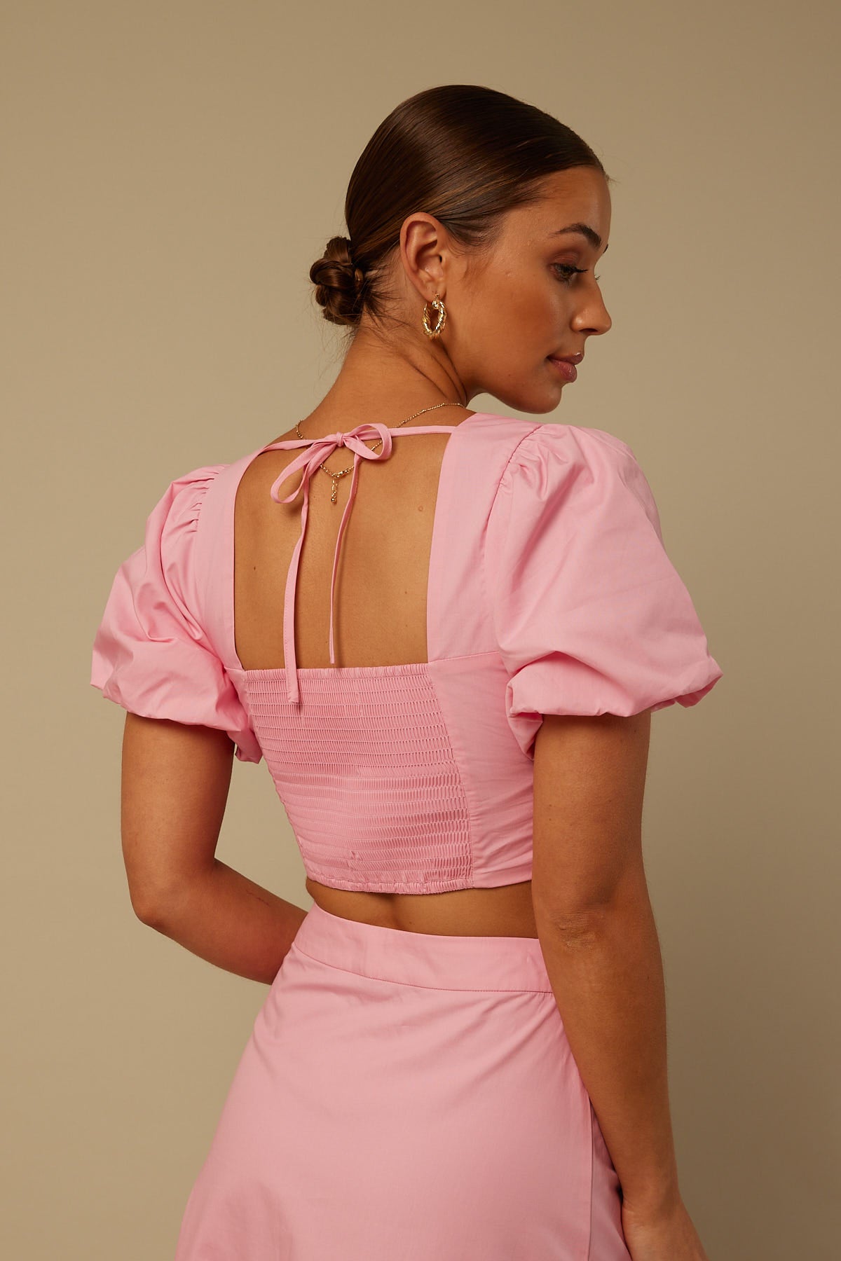 Perfect Stranger Peony Cross Over Top Pink