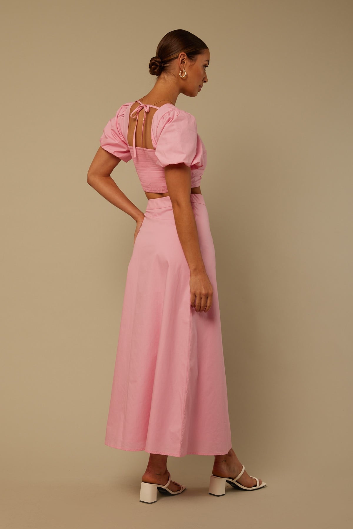 Perfect Stranger Peony Maxi Skirt Pink