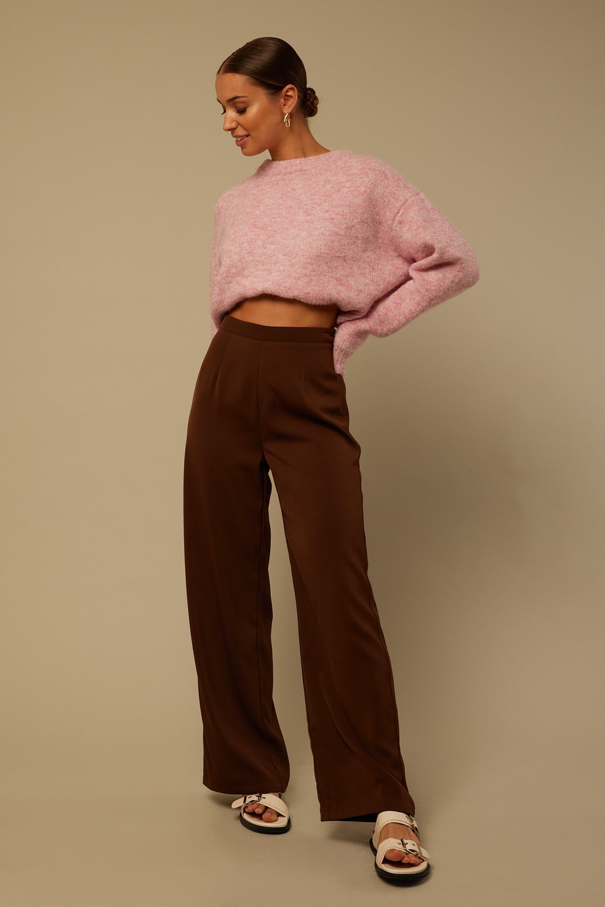 Perfect Stranger In The Moment Pant Brown