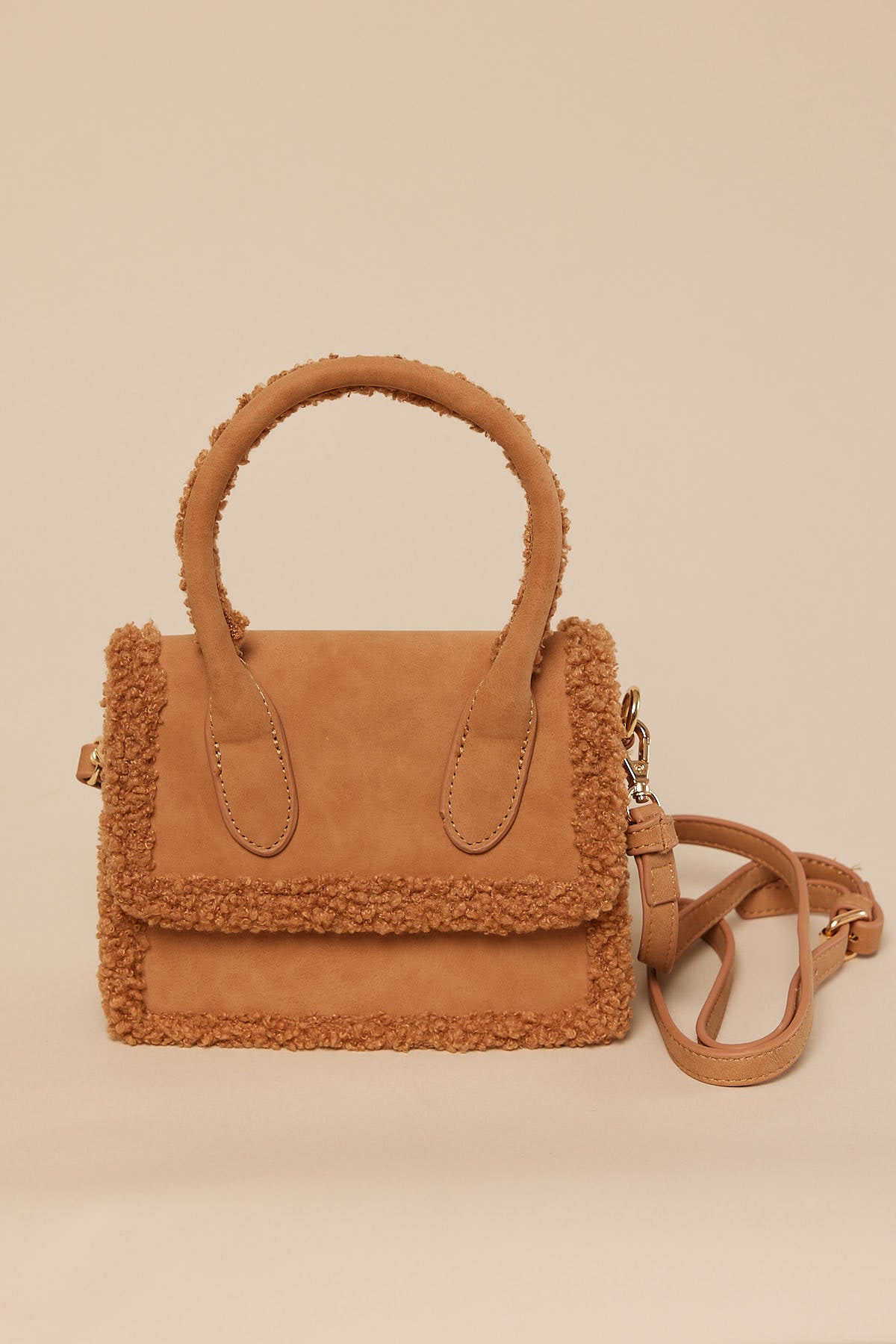 Token Dress Me Teddy Handbag Brown