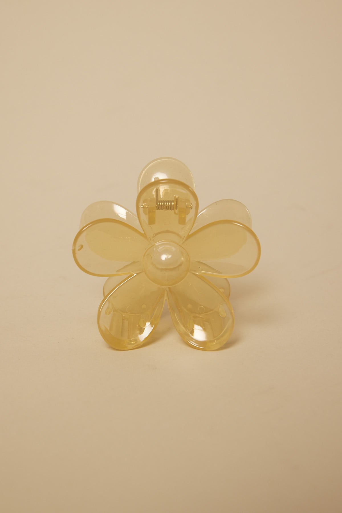 Token Large Flower Hair Claw Green