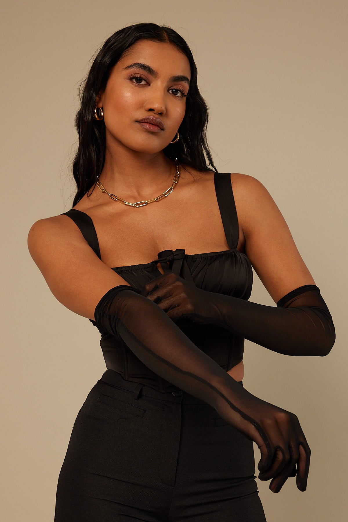 Token Kat Mesh Gloves Black
