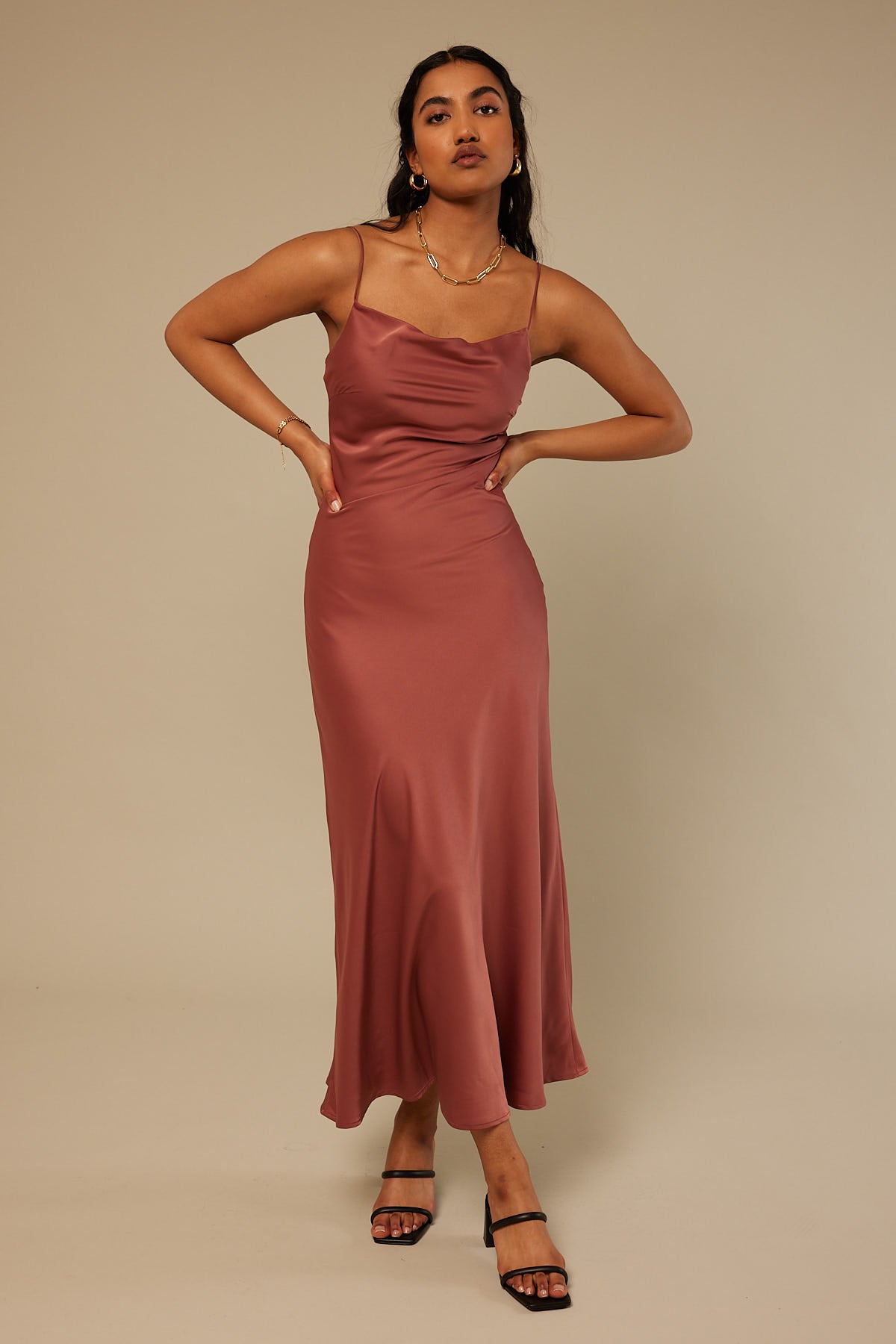 Perfect Stranger Wallflower Plain Midi Rose Clay