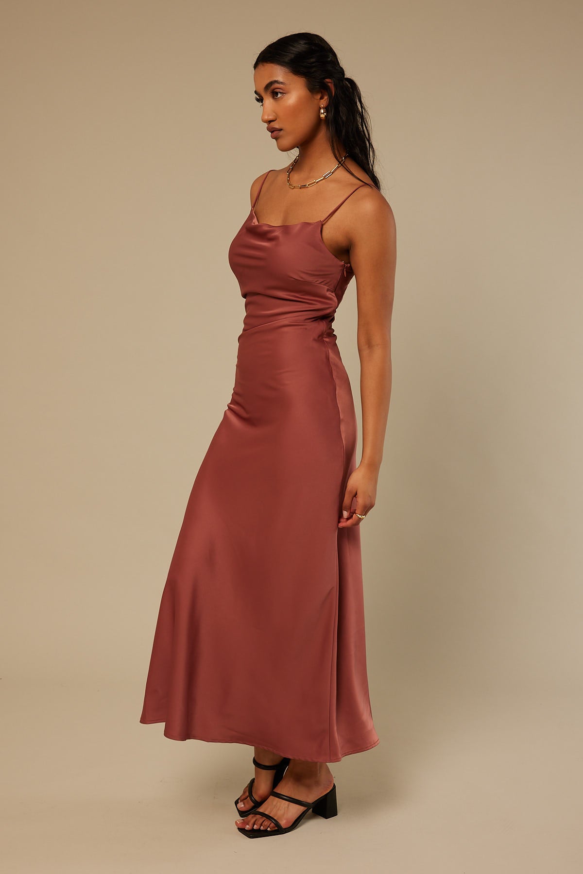 Perfect Stranger Wallflower Plain Midi Rose Clay