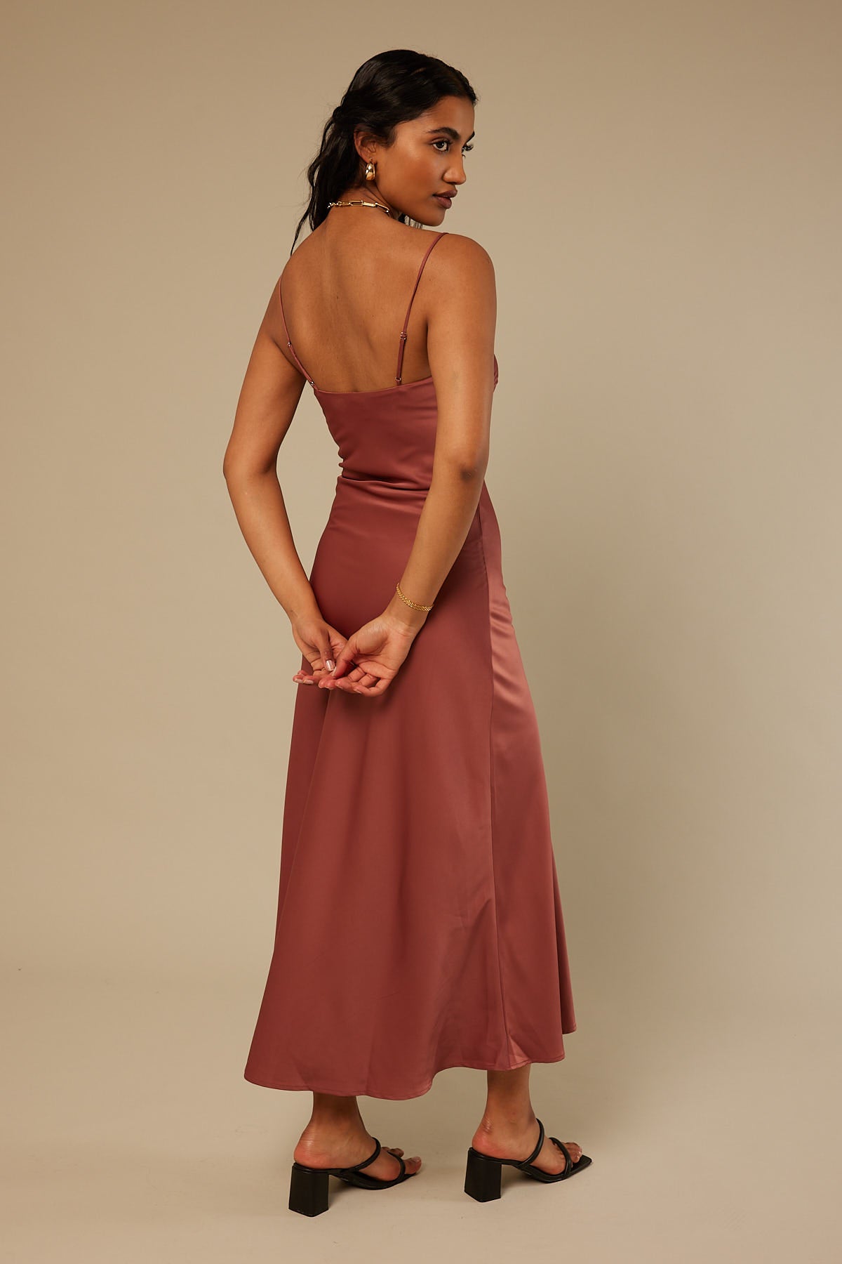 Perfect Stranger Wallflower Plain Midi Rose Clay