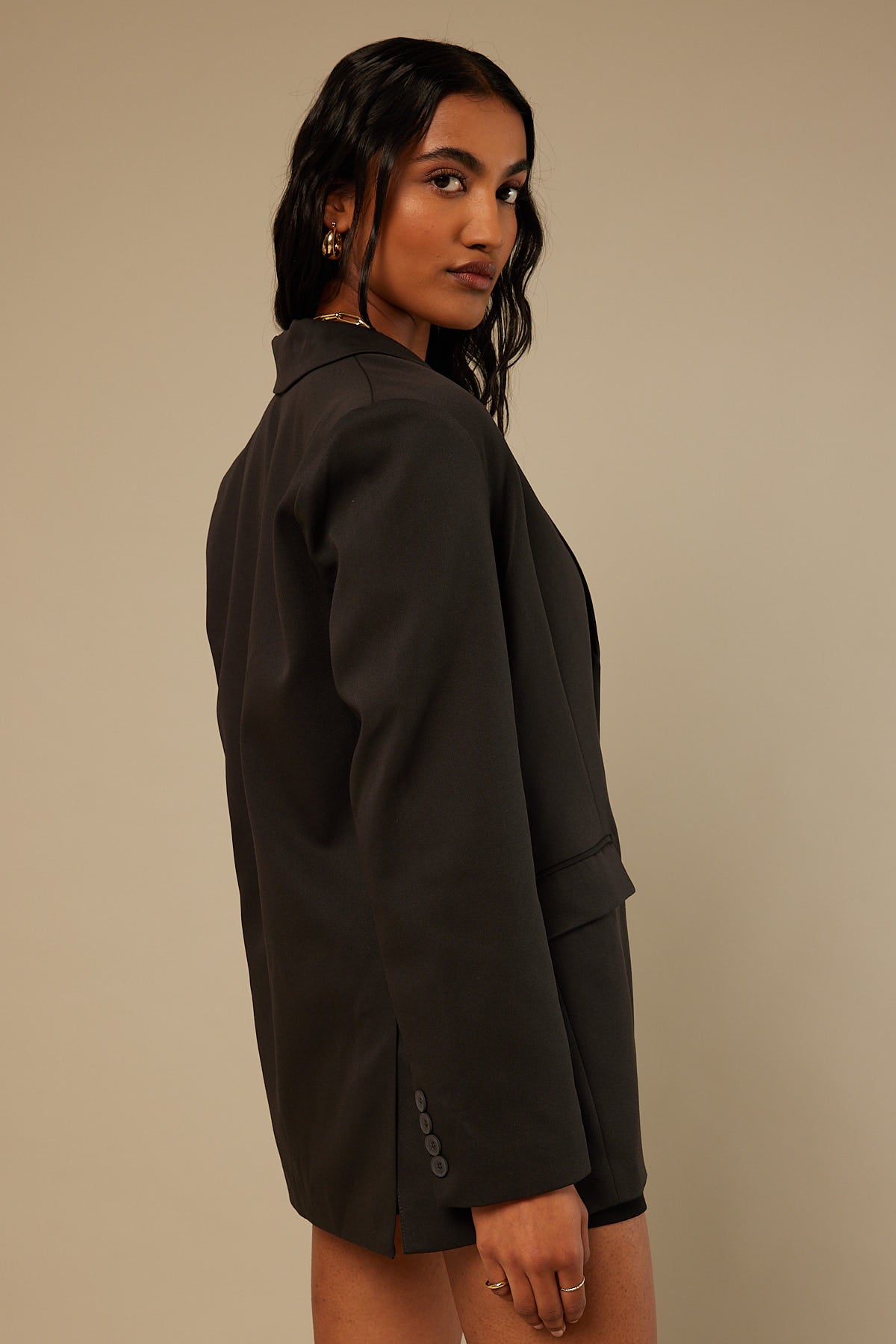 Perfect Stranger Staple Blazer Charcoal