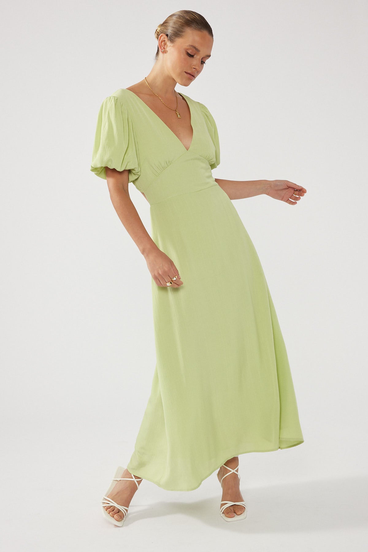 Perfect Stranger Bettina Midi Dress Green