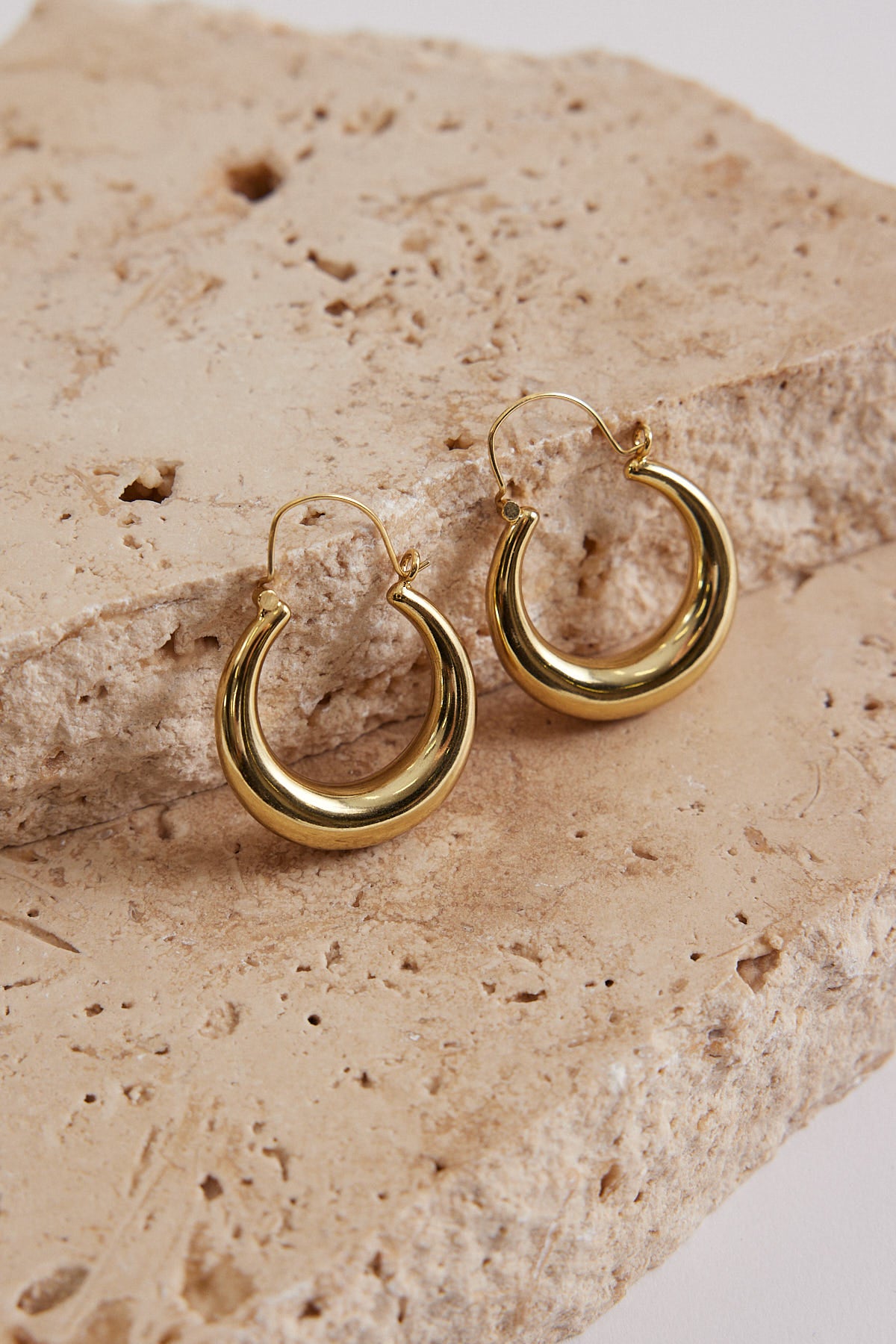 Luv Aj The Martina Tube Hoops Gold