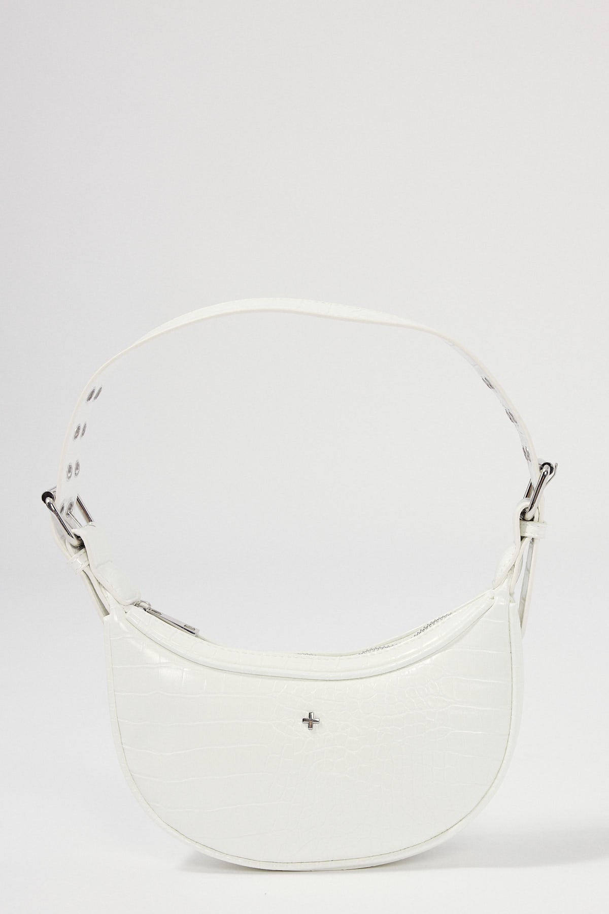 Peta + Jain Lolita White Croc / Silver