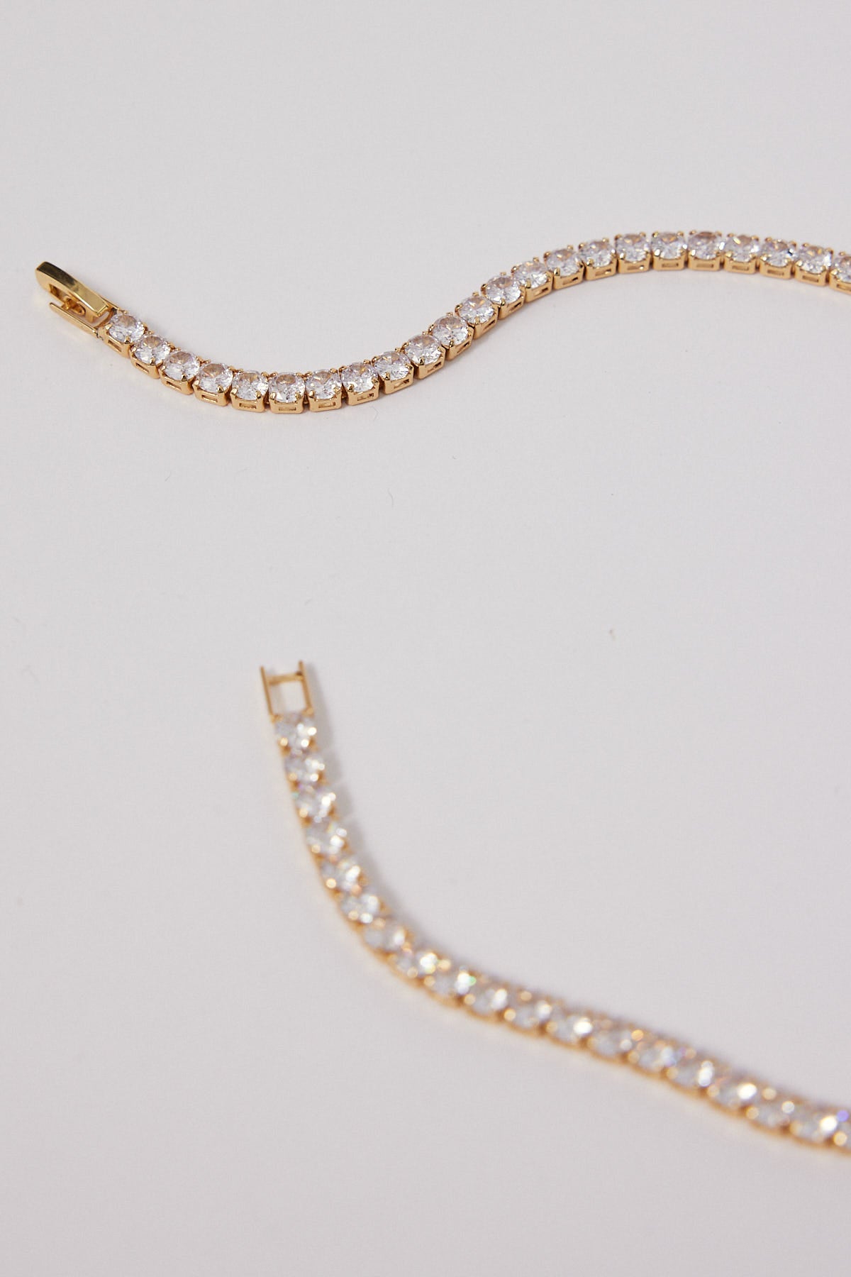 Perfect Stranger Tennis Necklace 18K gold Plated