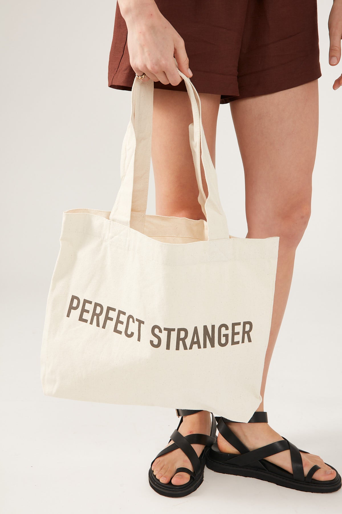 Perfect Stranger Recycled Tote Natural