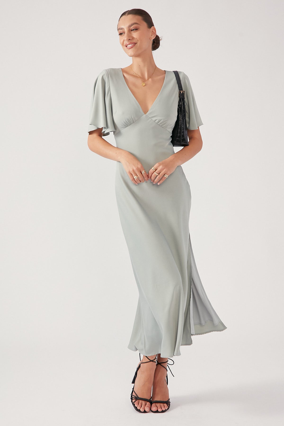 Perfect Stranger Juliet Midi Dress Sage
