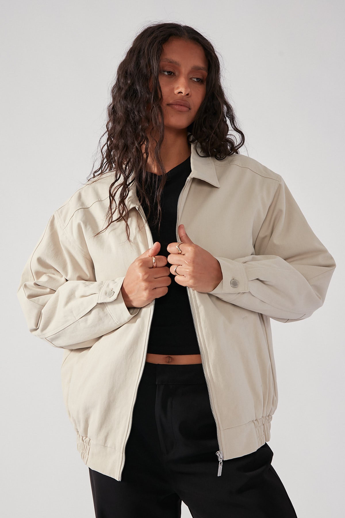 Tan shop bomber jacket