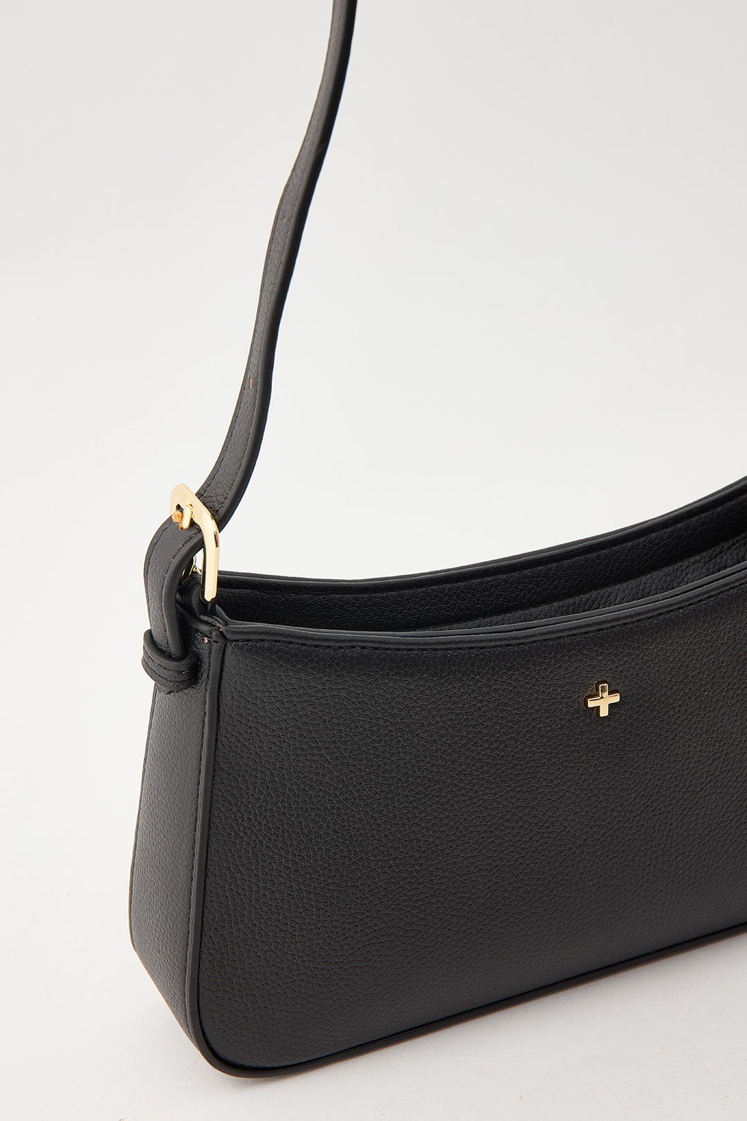 PETA + JAIN Rocha Shoulder Bag Black Pebble Silver
