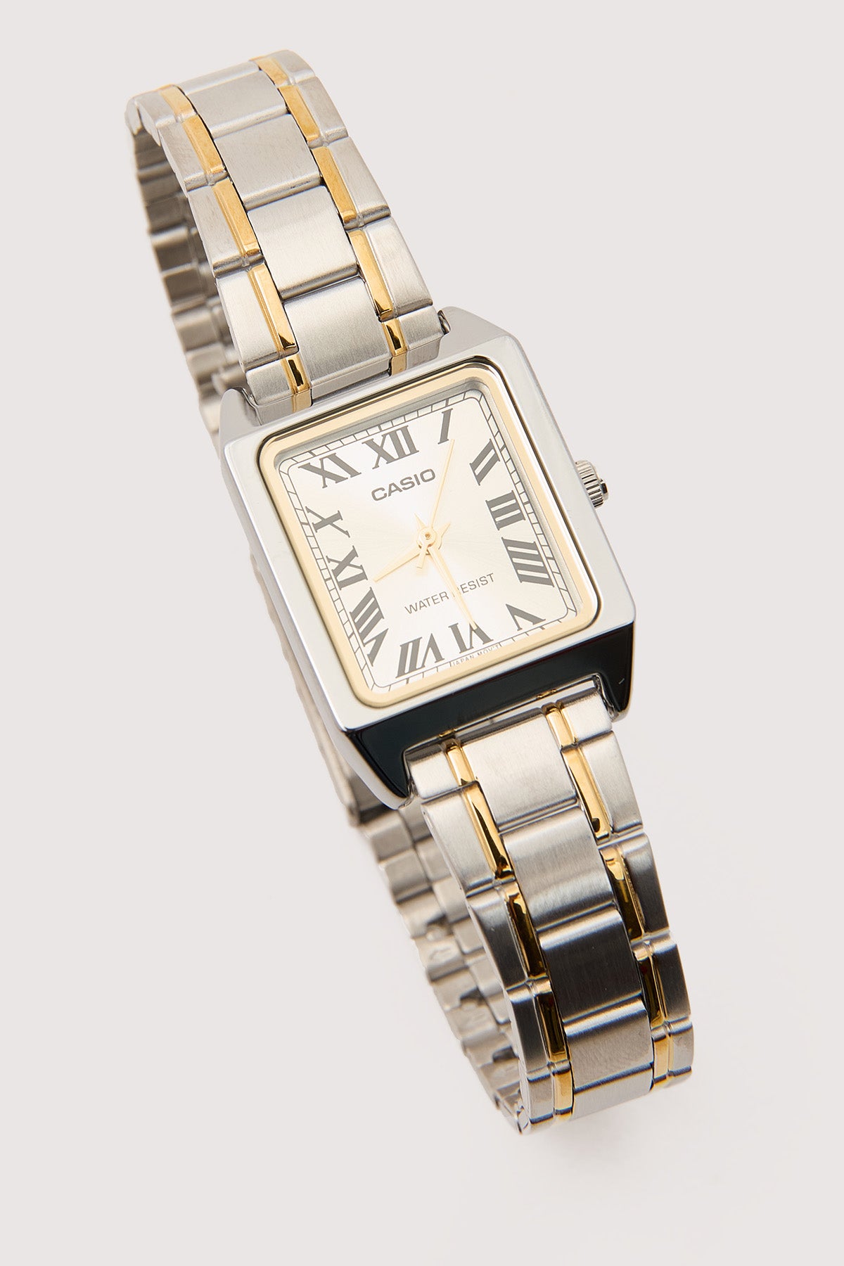 Casio LTPV007SG-9B Ladies Analogue Watch Silver/Gold