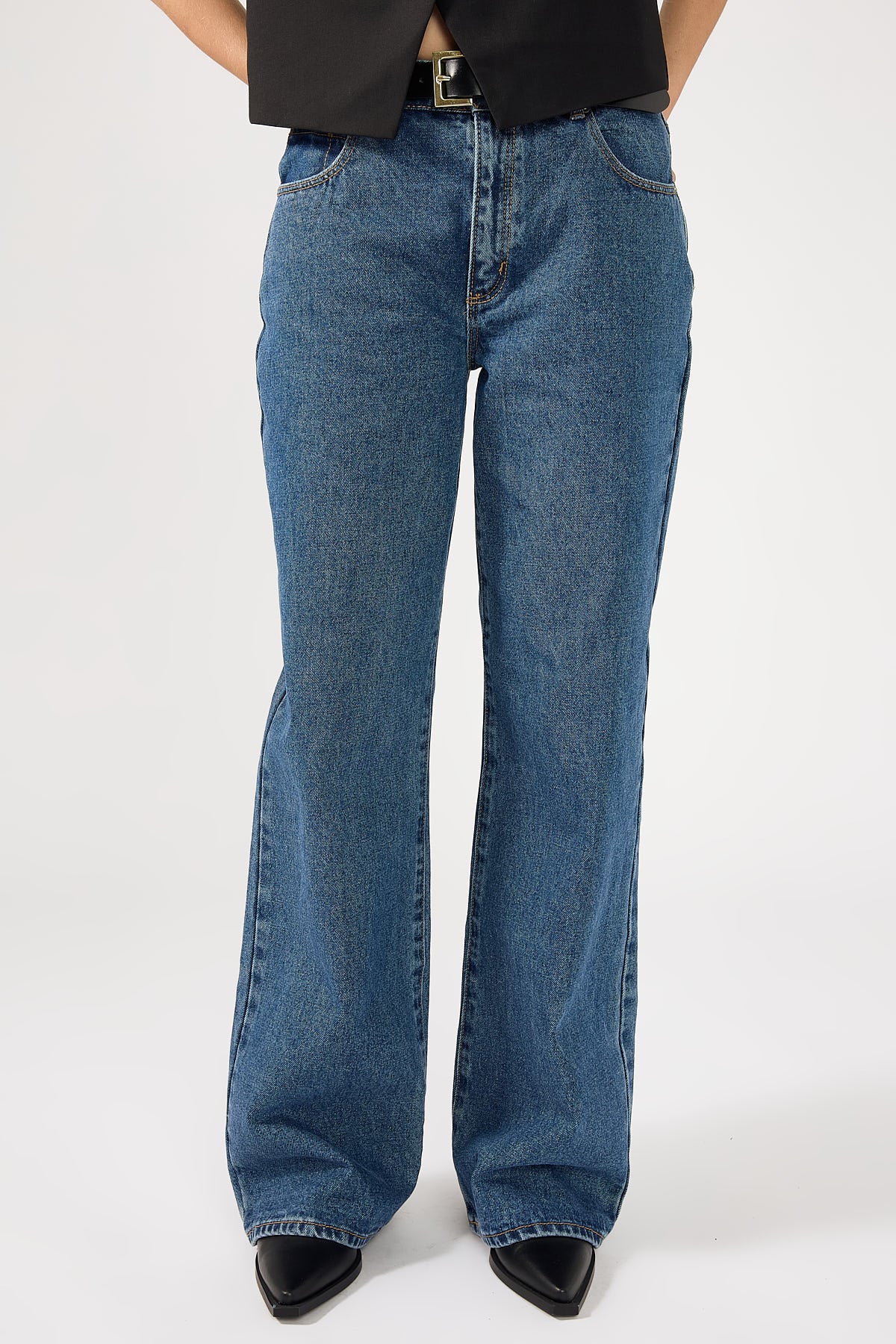Abrand 95 Mid Rise Baggy Jean Bella