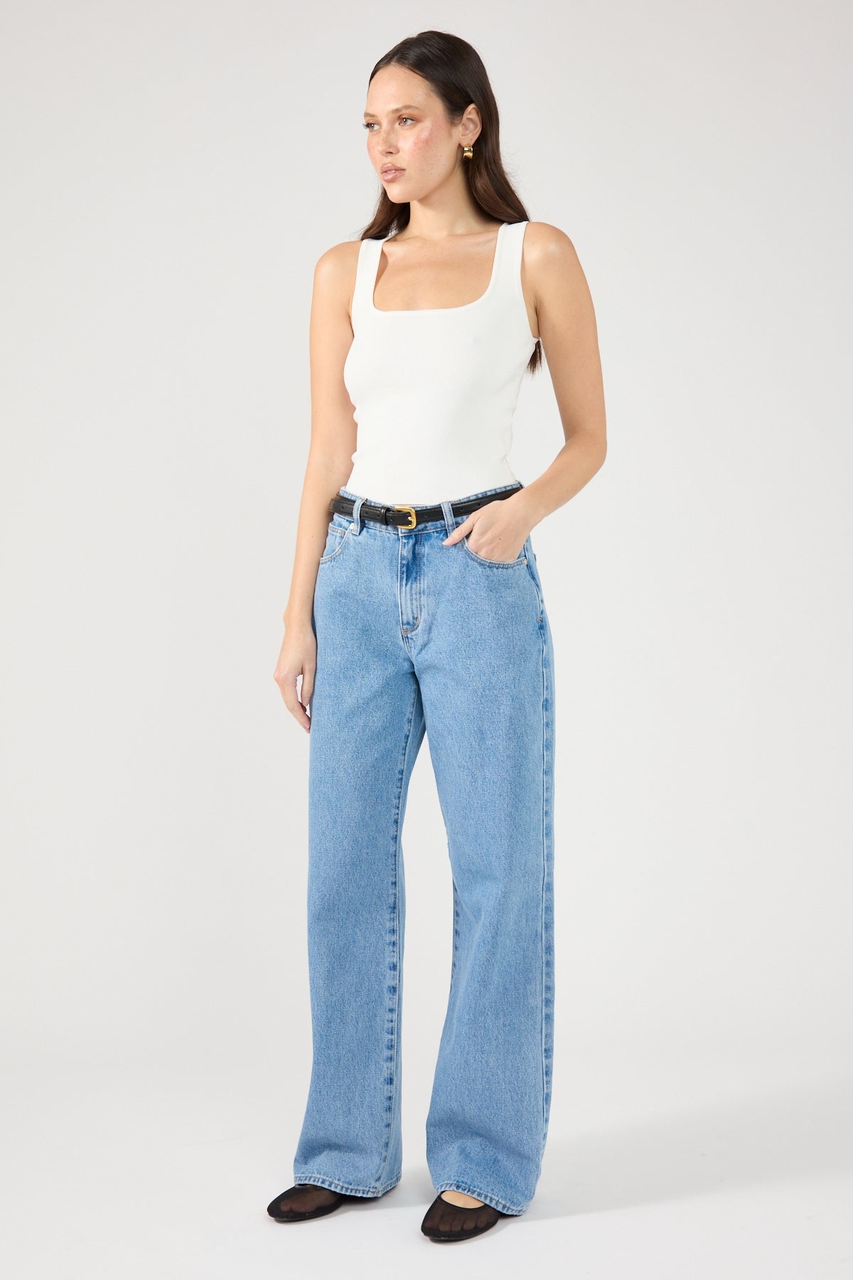 Abrand 95 Mid Rise Baggy Jean Gigi