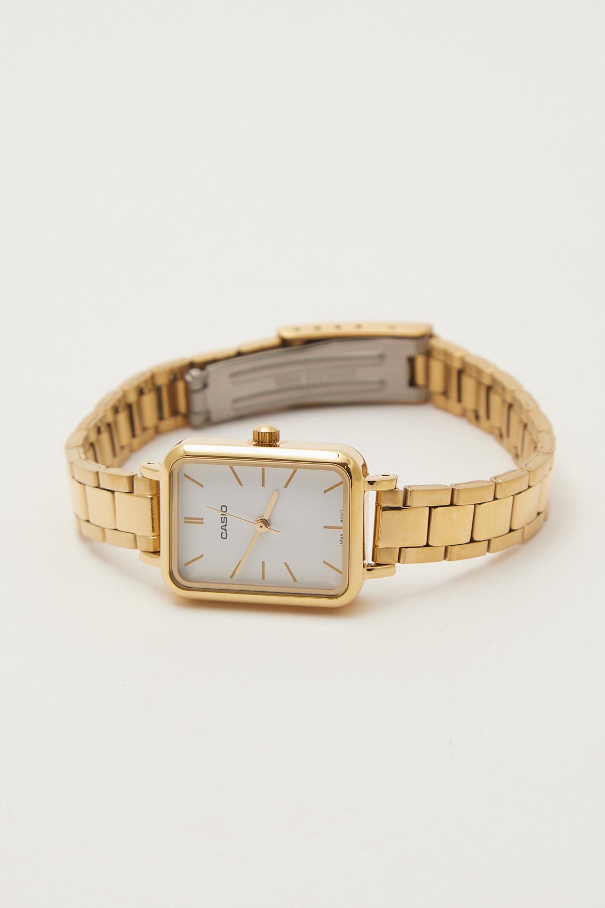 Casio LTPV009G-7E Ladies Analogue Watch Gold Gold