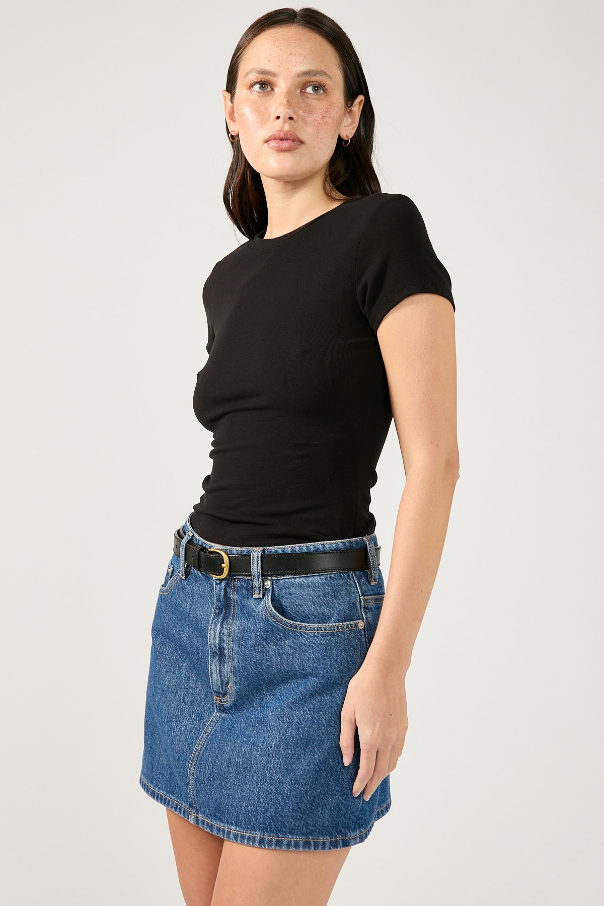 Lee Relaxed Mini Skirt Blue Dreamer